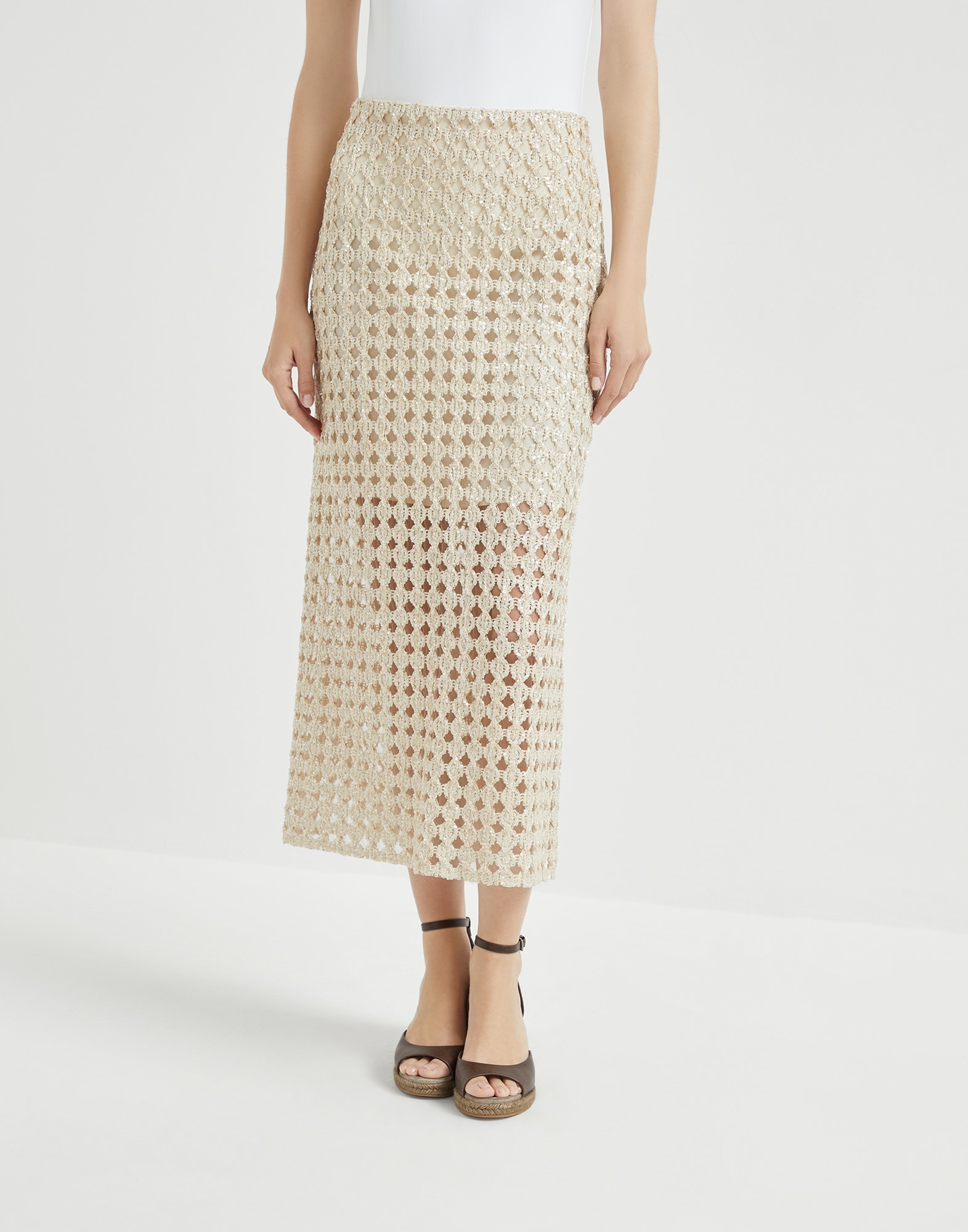 Midi Skirt - Front view - View Full Screen