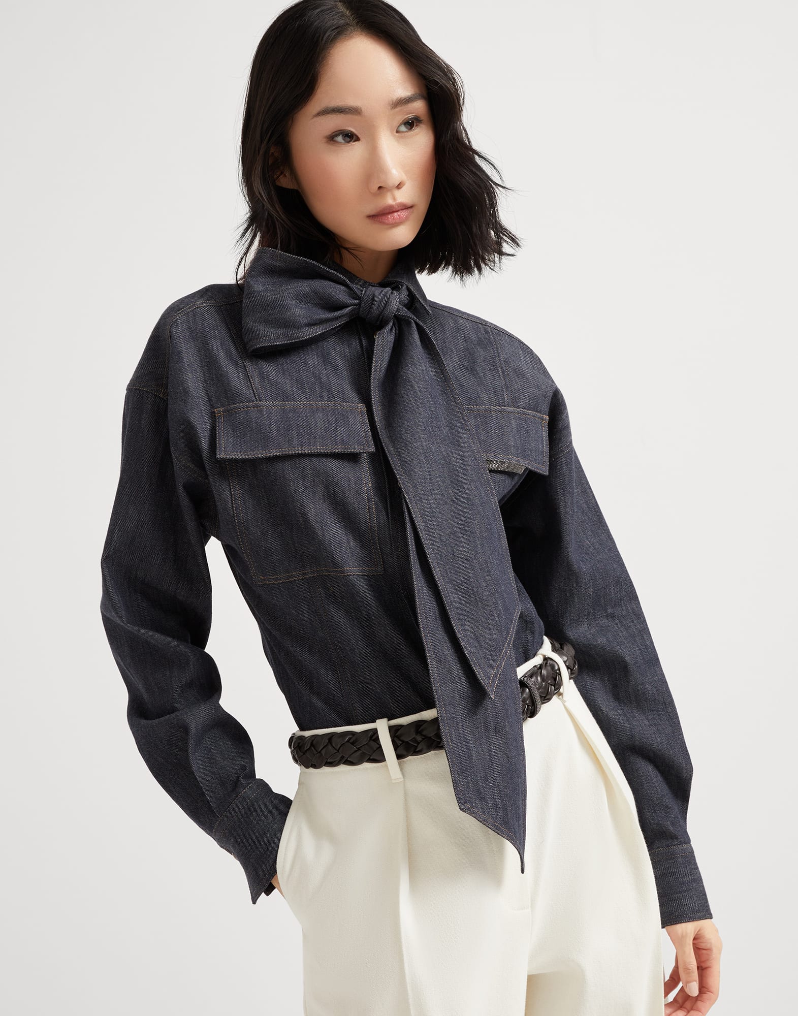 Denim Shirt - Editorial view - View Full Screen