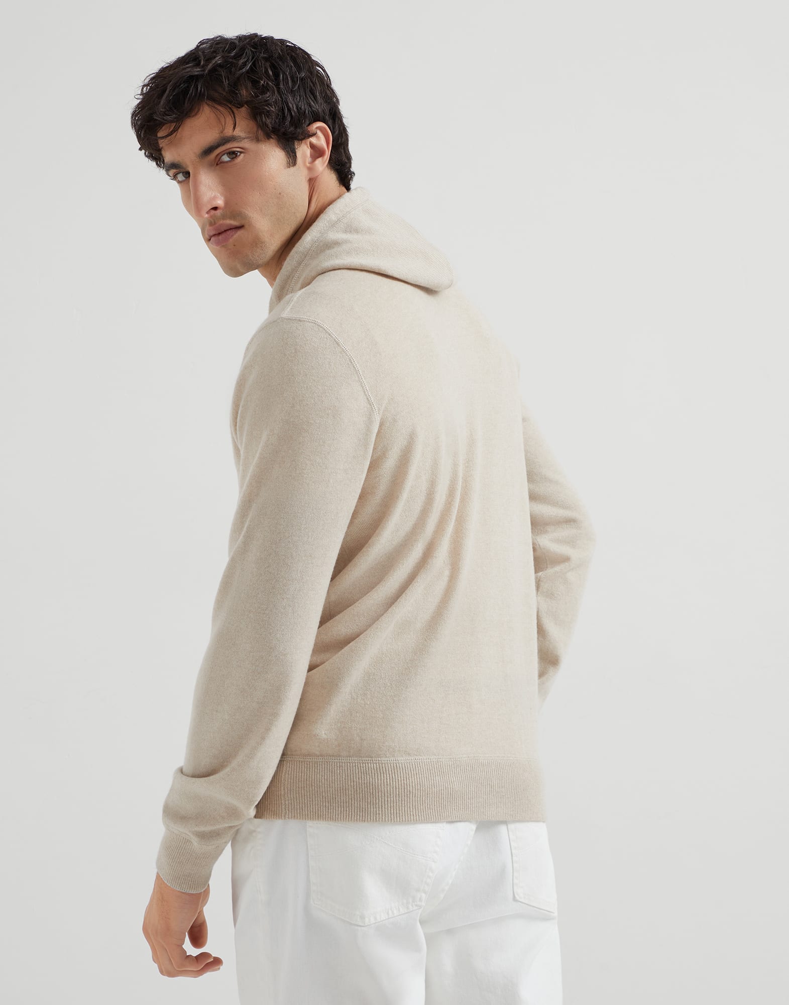 Zip-front Cardigan - Back view - View Full Screen