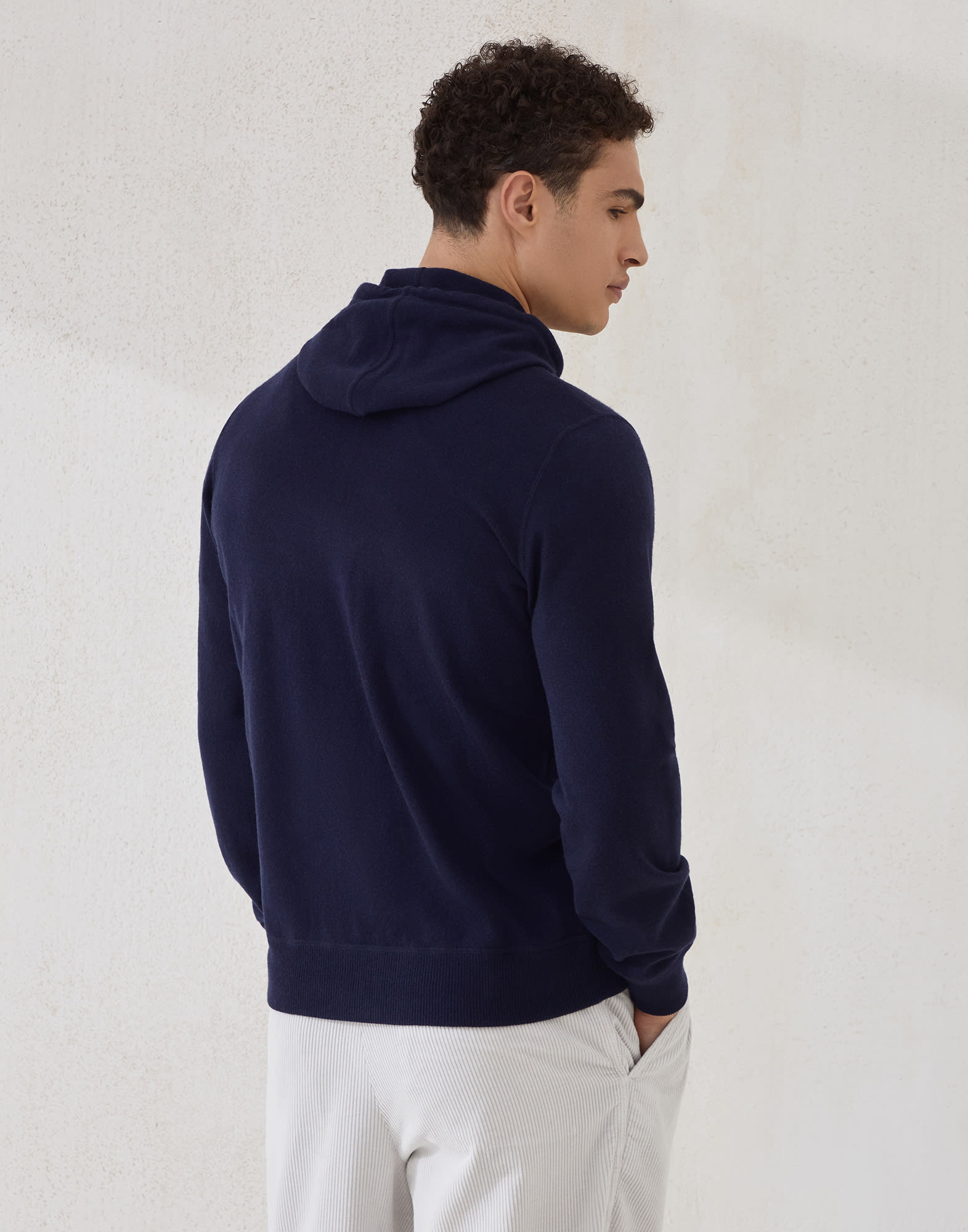 拉链对襟衫 - 背面视角 - 正面观看 - 全屏观看