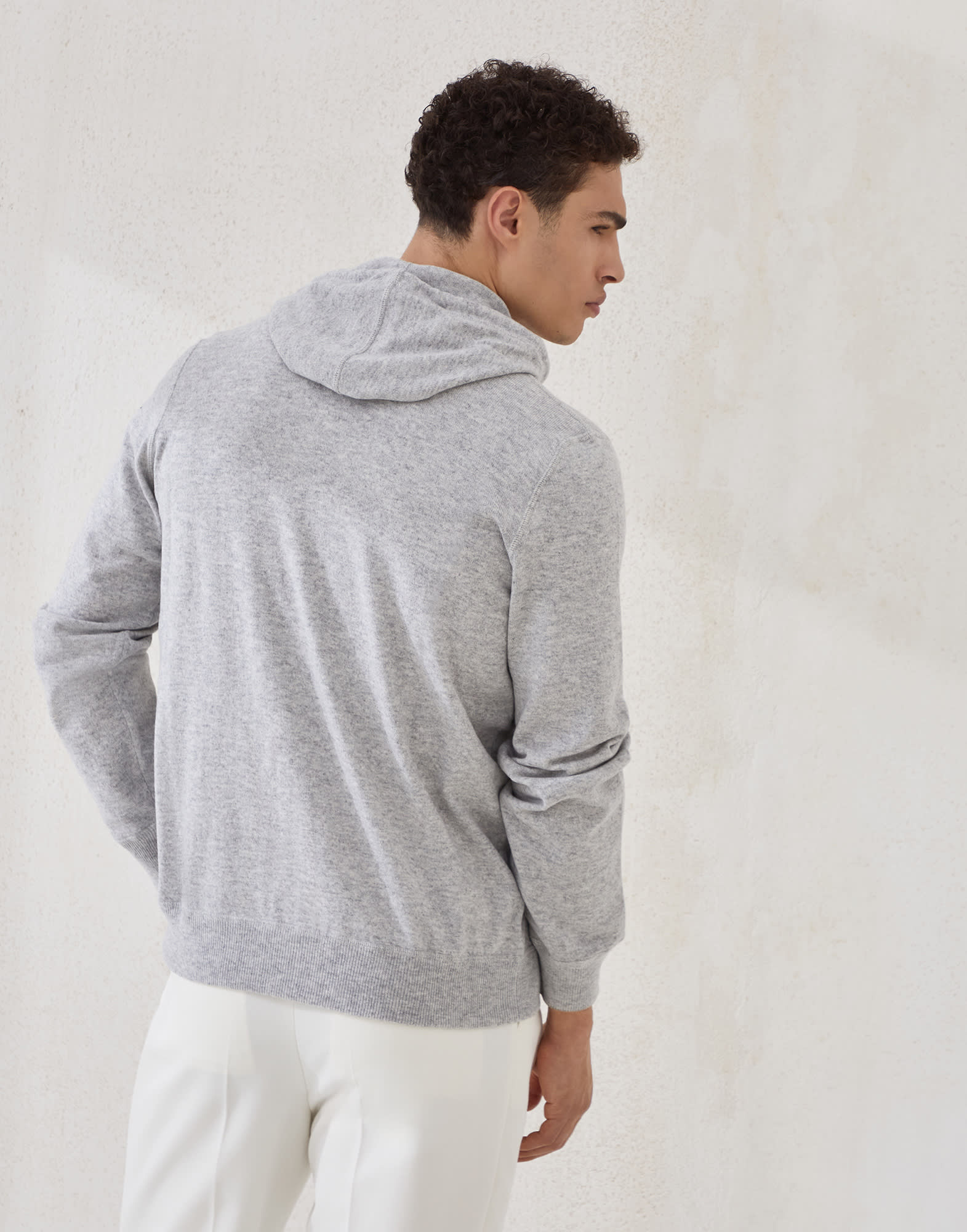 Zip-front Cardigan - Back view - View Full Screen