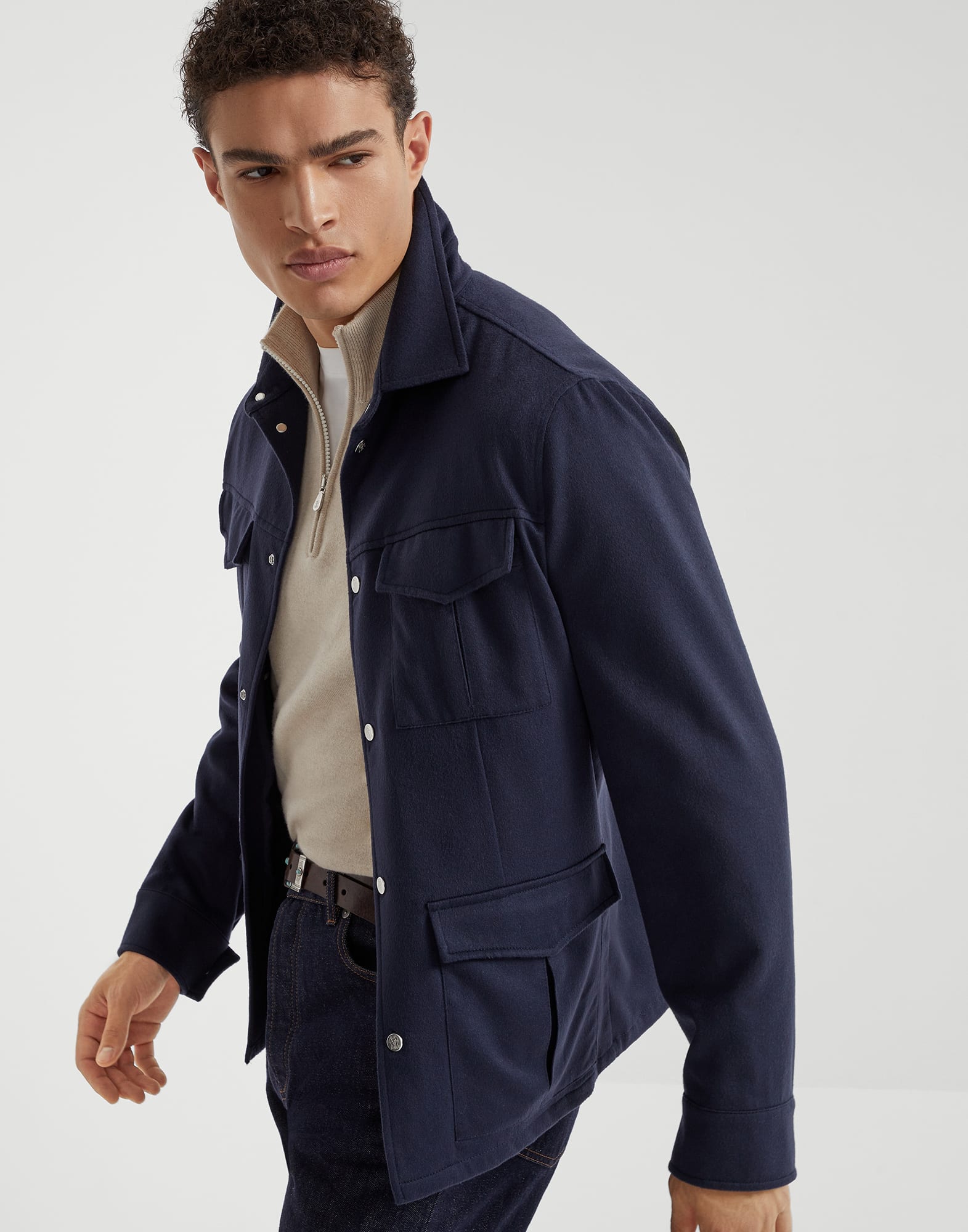 Zip Neck Sweater - Editorial view - View Full Screen