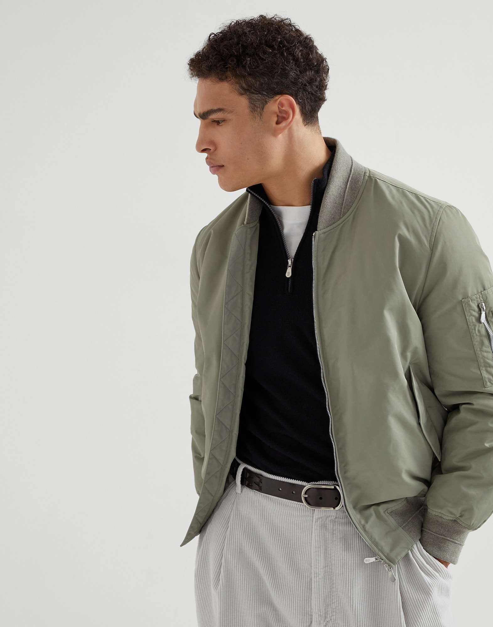 拉链开衫 - 小编视角 - 正面观看 - 全屏观看