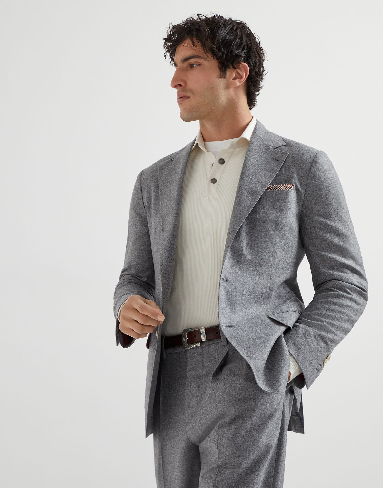 Polo-Style Sweater - Editorial view - View Full Screen