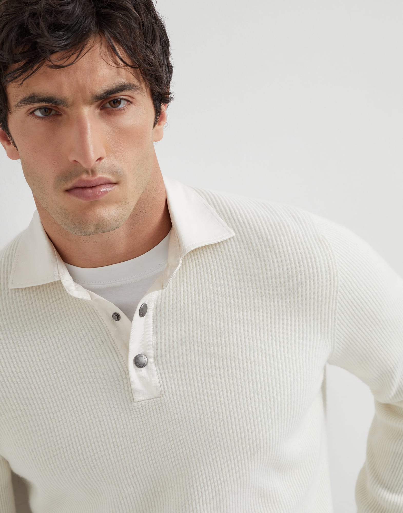 Polo-Style Sweater - Detail view - View Full Screen