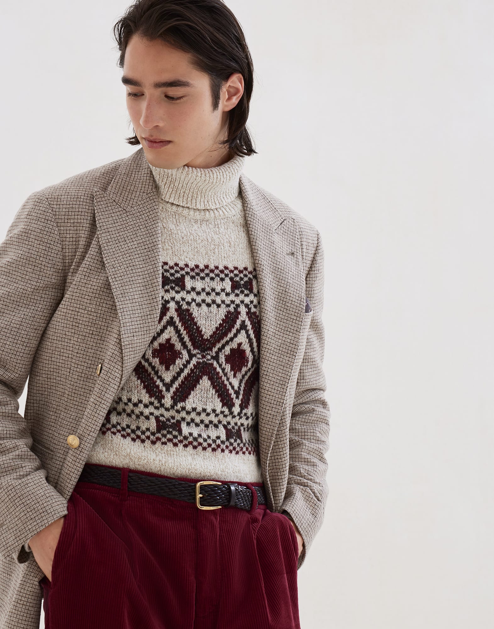 Veste Demi-Croisée - Vue éditoriale - Afficher en plein écran