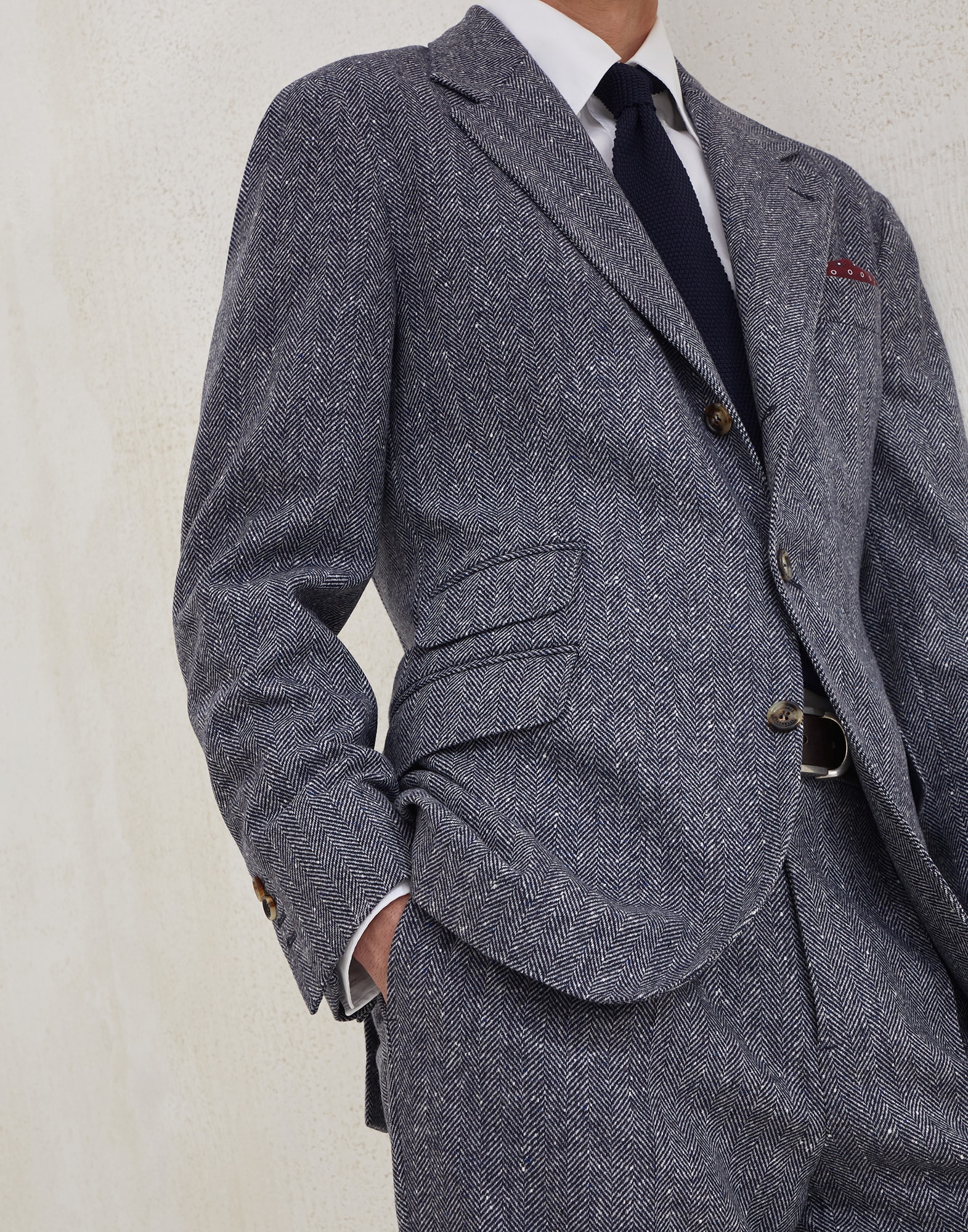 西装套装 - 细节视角 - 正面观看 - 全屏观看