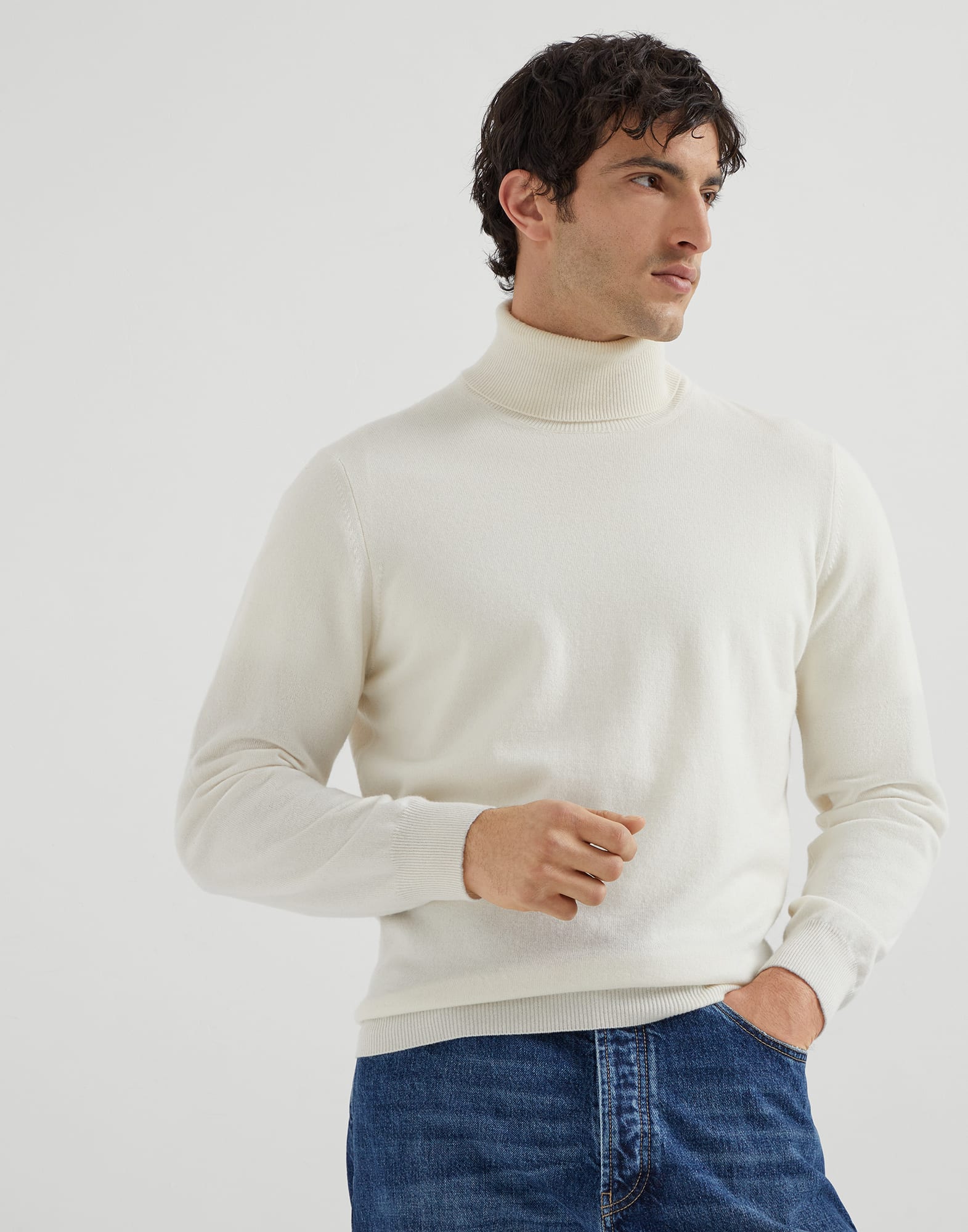 Turtleneck sweater Panama Man - Brunello Cucinelli