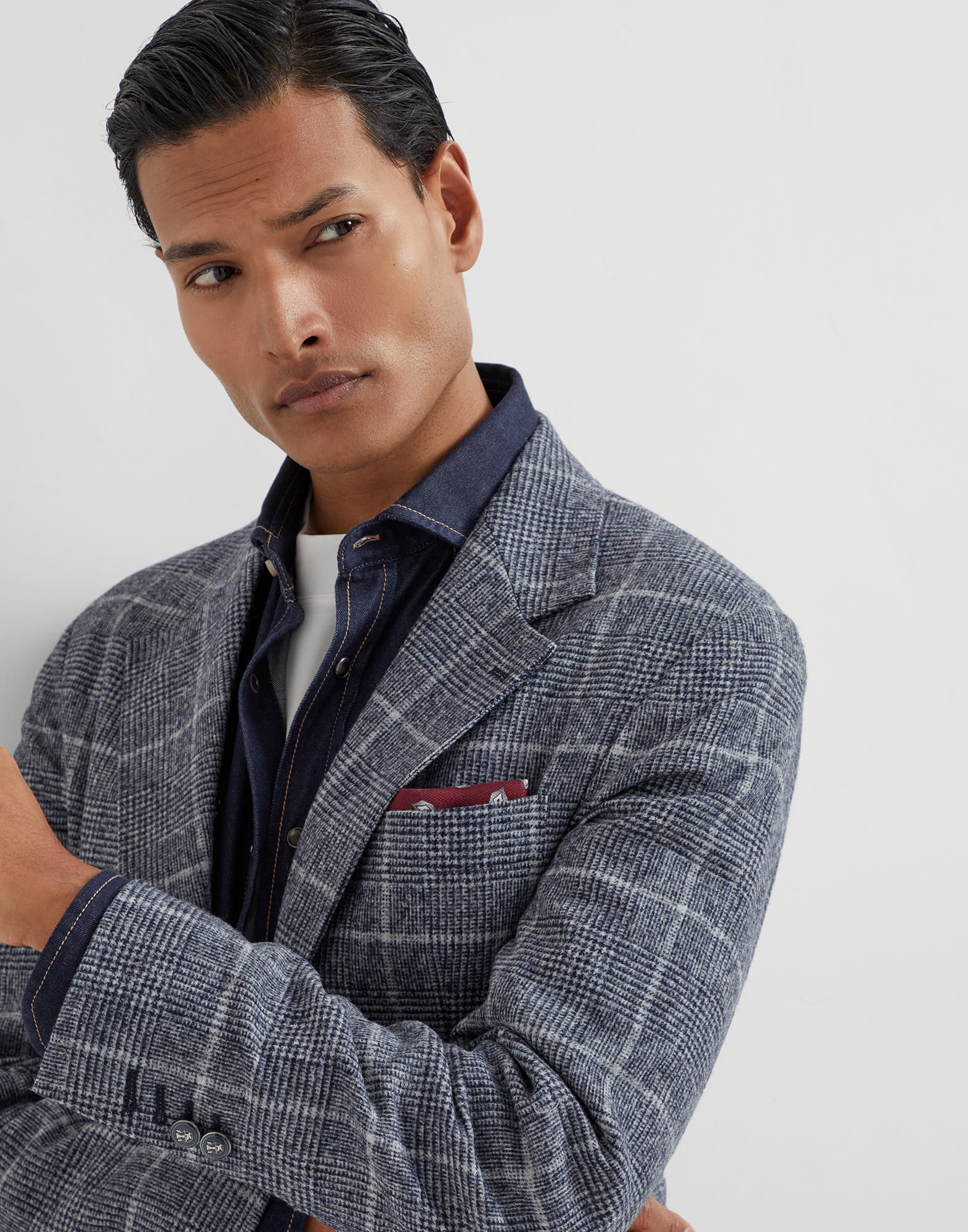 Однобортный пиджак - Детальный вид - Посмотреть во весь экран