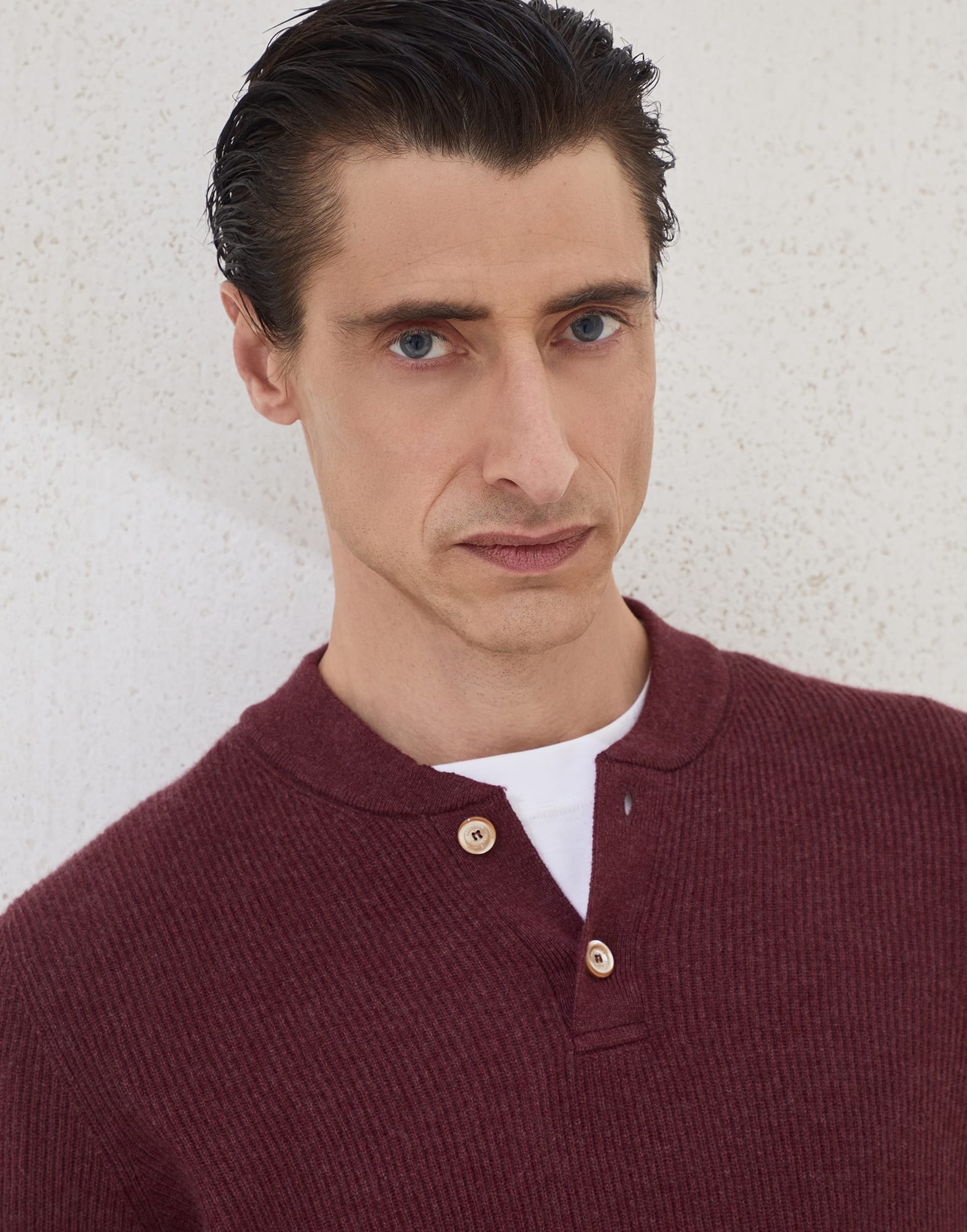 Polo-Style Sweater - Detail view - View Full Screen