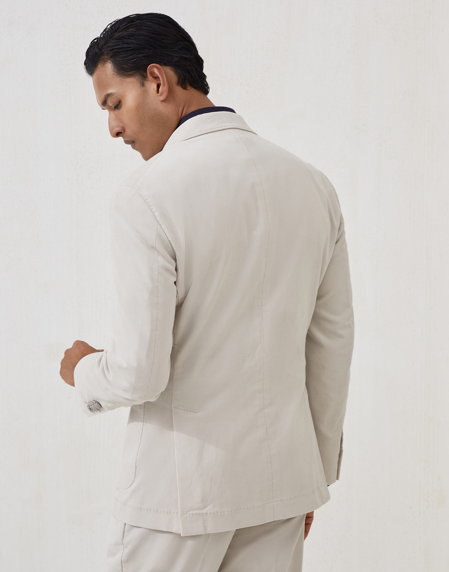 One-and-a-Half-Breasted Blazer - Back view - View Full Screen