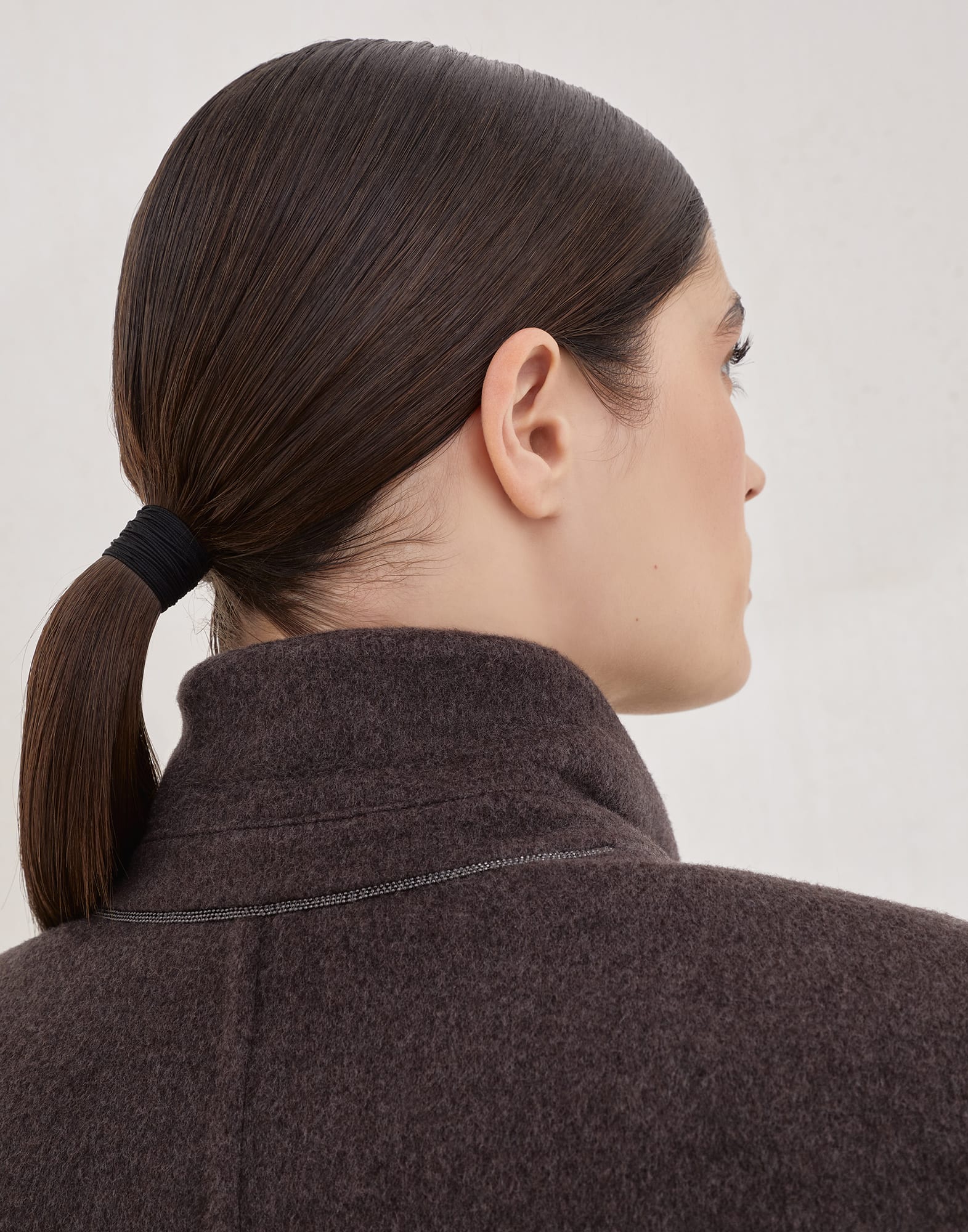 大衣 - 细节视角 - 正面观看 - 全屏观看