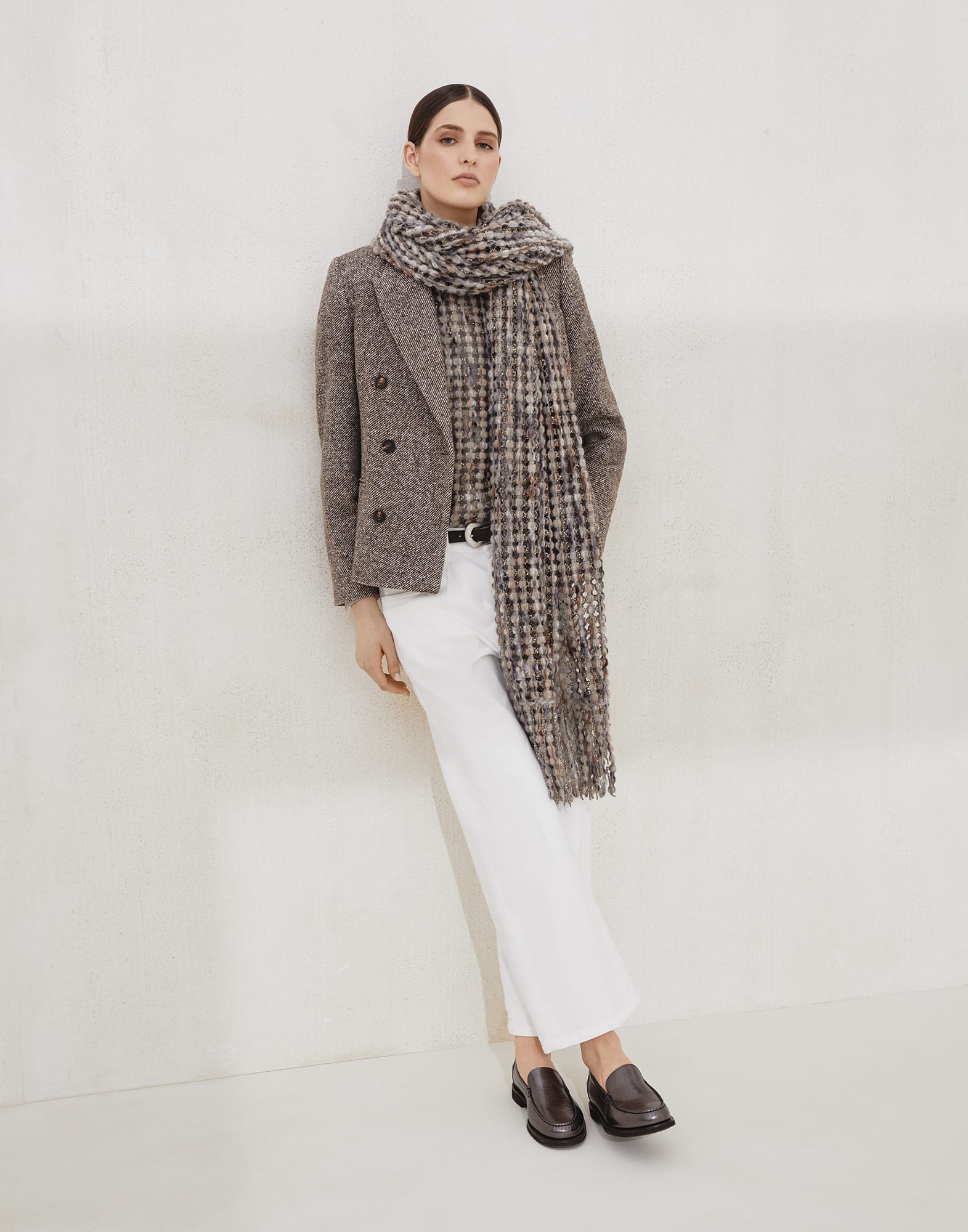 クルーネック - ルック全体 - 全画面表示