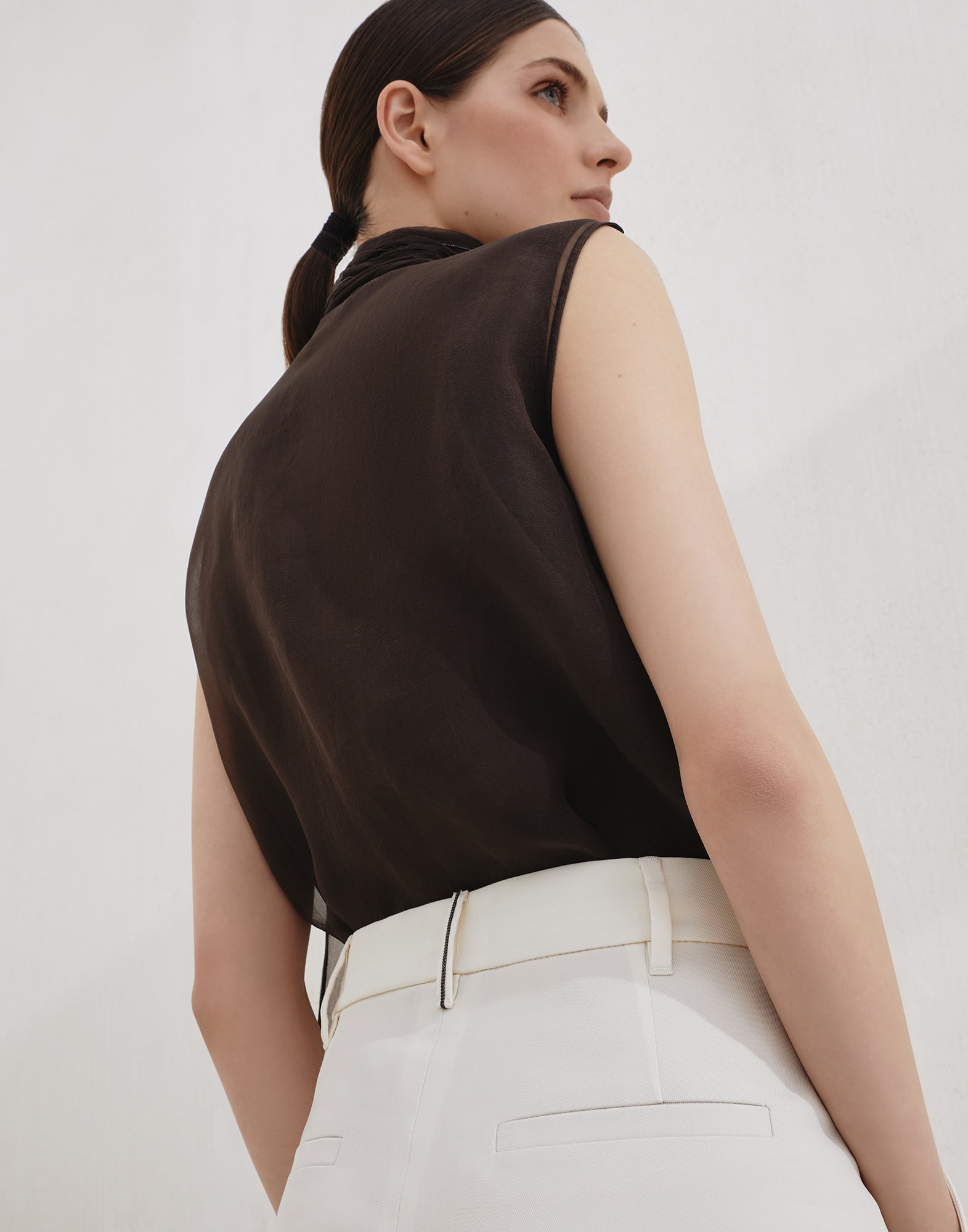 常规版型裤装 - 细节视角 - 正面观看 - 全屏观看