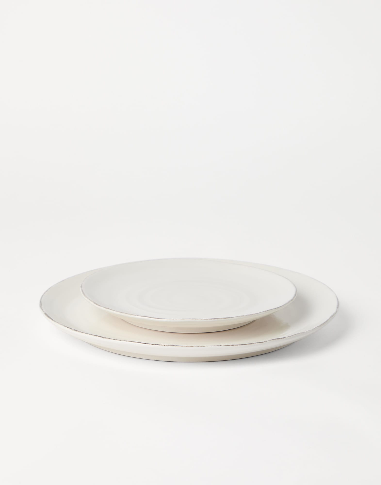 Plate set Milk Lifestyle - Brunello Cucinelli