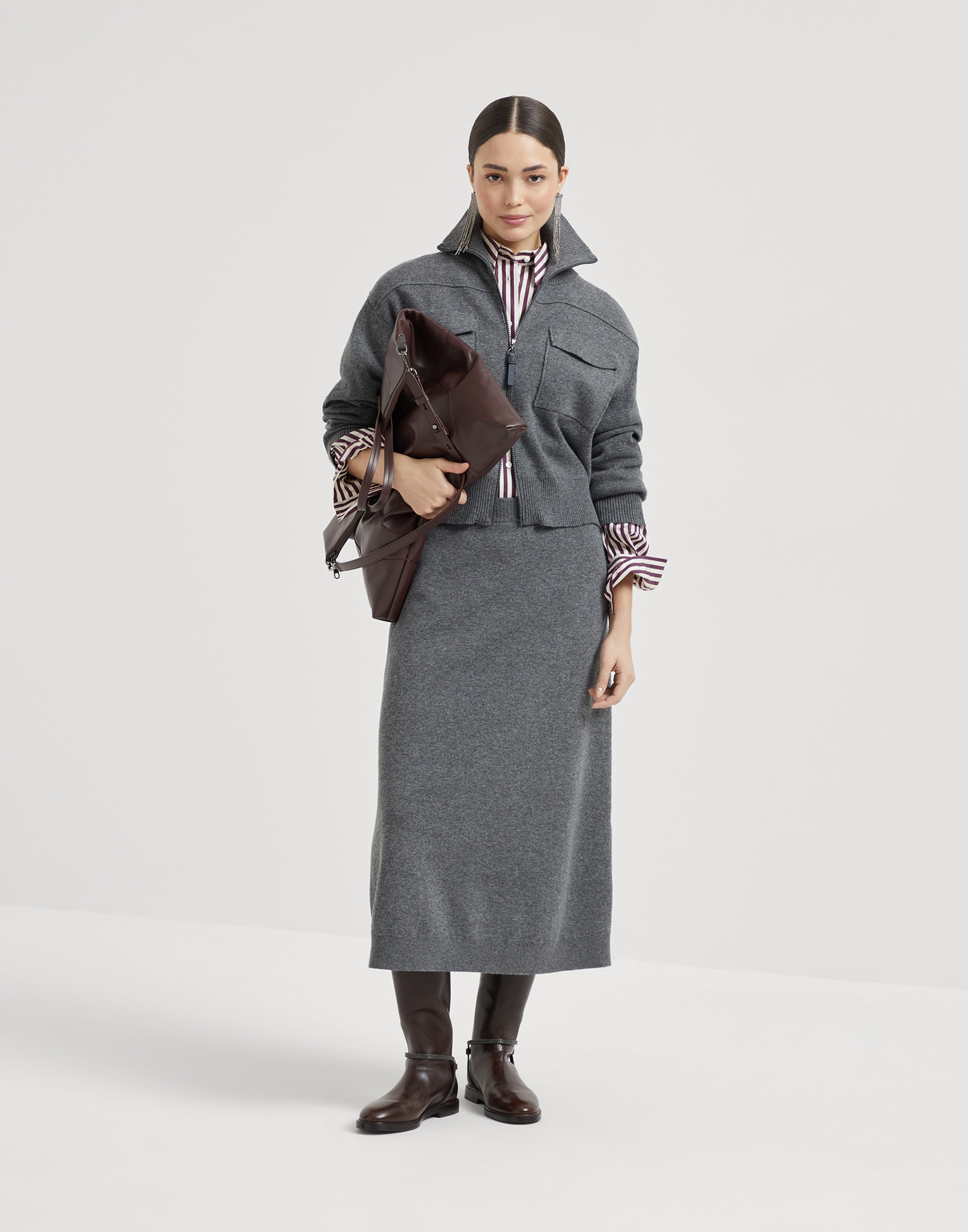 Midi Skirt - Full look - View Full Screen