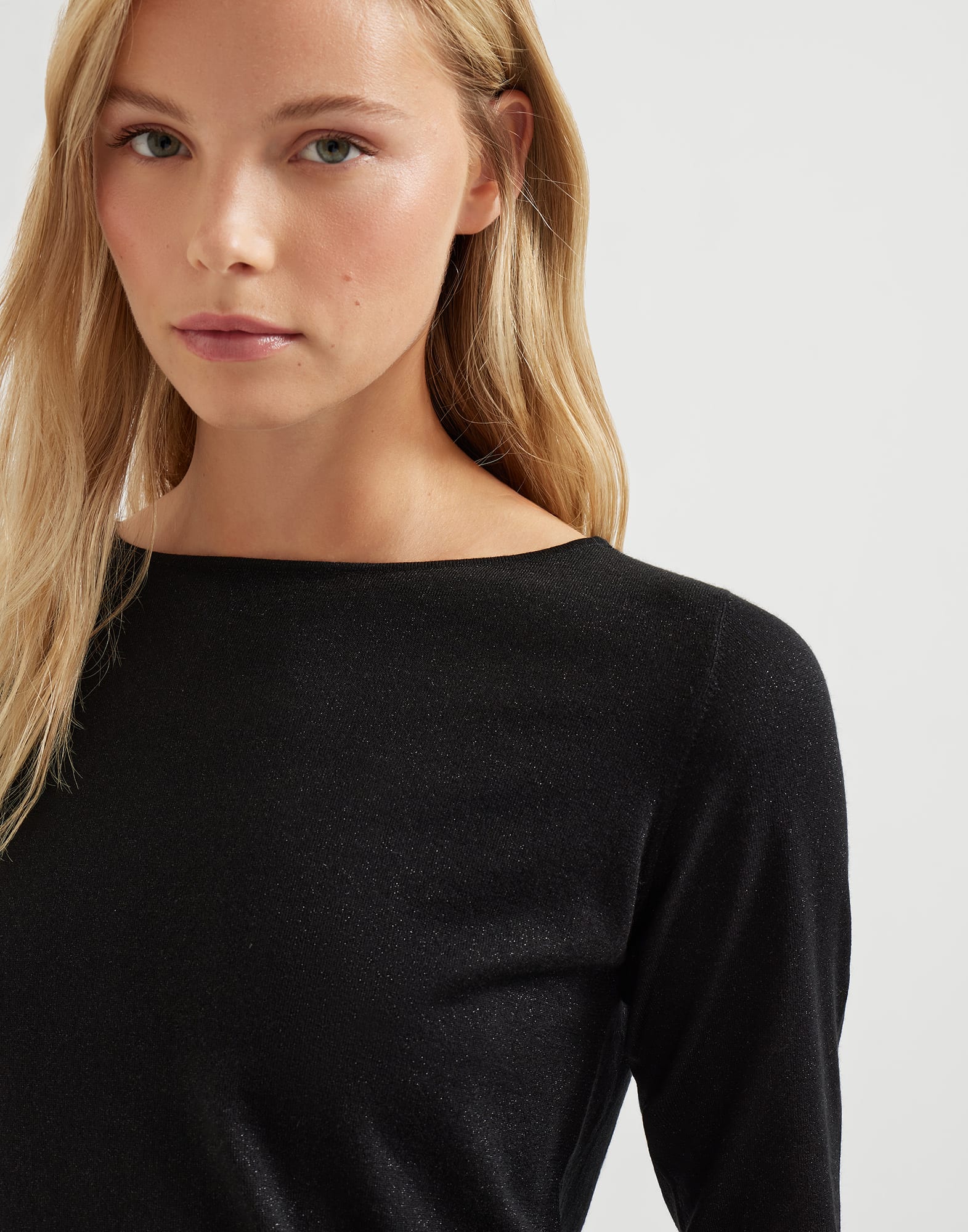 宽领口 - 细节视角 - 正面观看 - 全屏观看