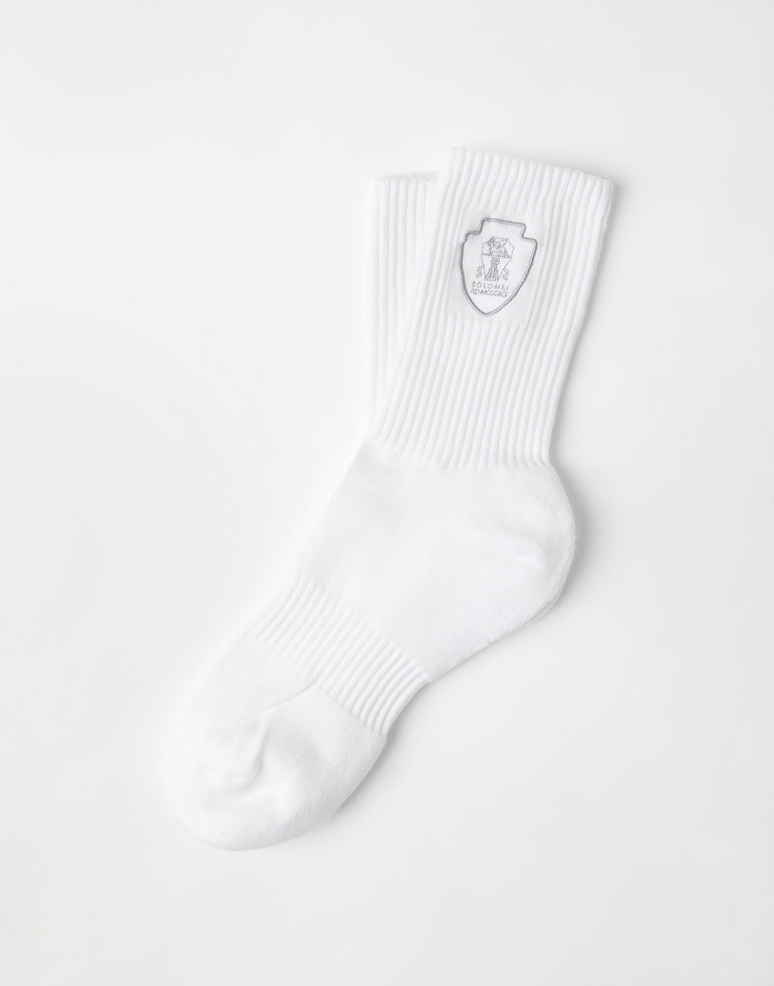 Cotton knit socks White Man - Brunello Cucinelli