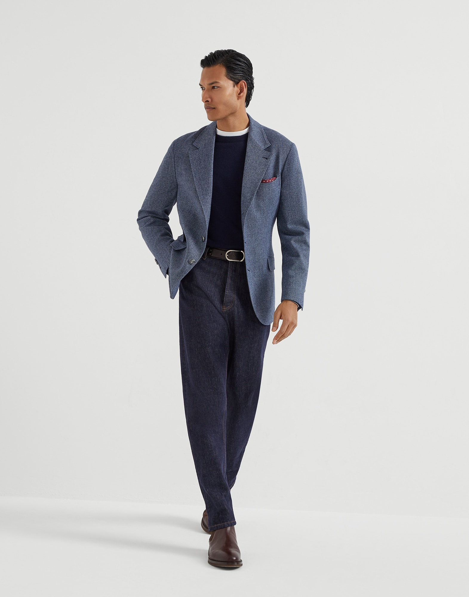 Chaqueta de Botonadura Simple - Vista look completo - Ver pantalla completa