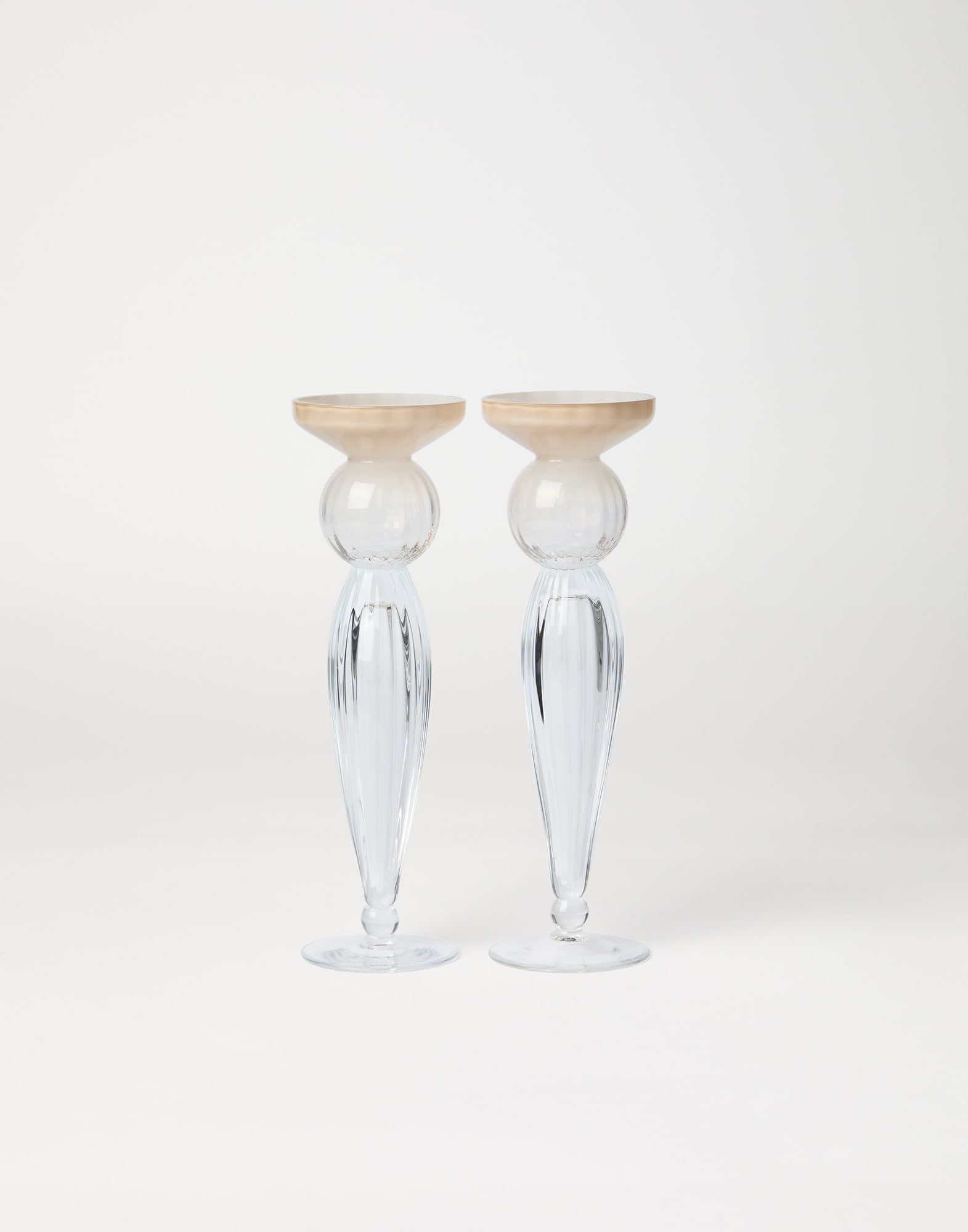 Murano glass candlesticks Natural Lifestyle - Brunello Cucinelli