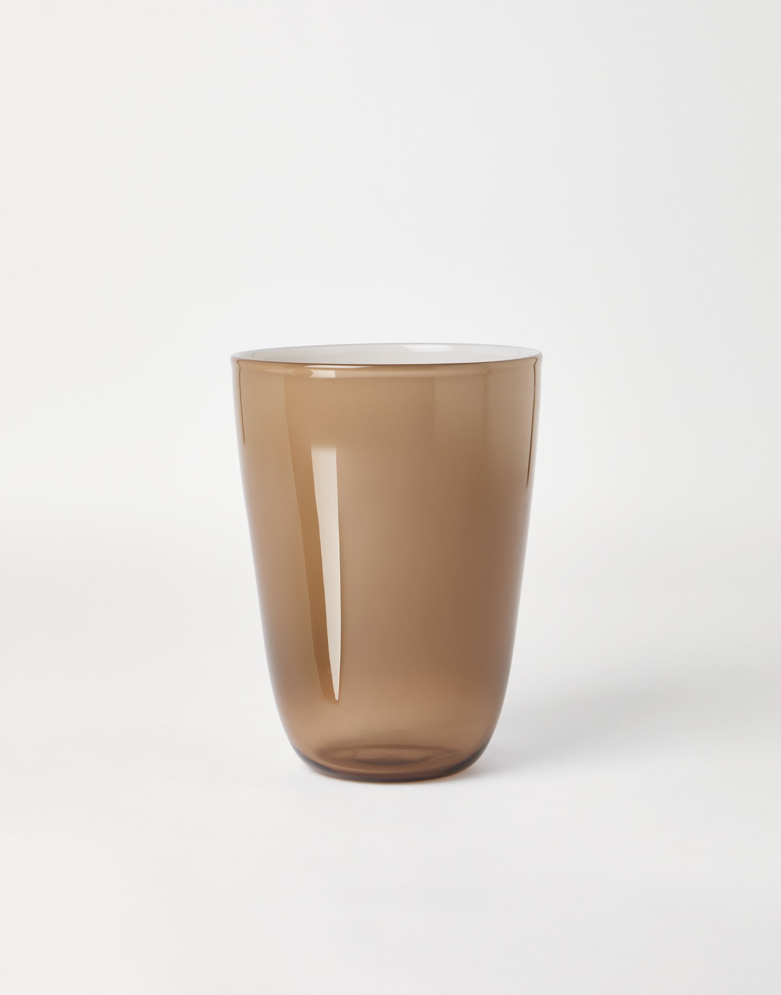 Nuanced Murano glass vase Brown Lifestyle - Brunello Cucinelli