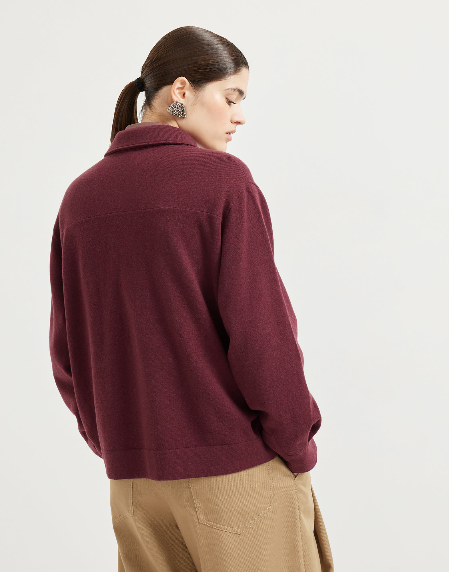 Outerwear-style Cardigan - Back view - View Full Screen
