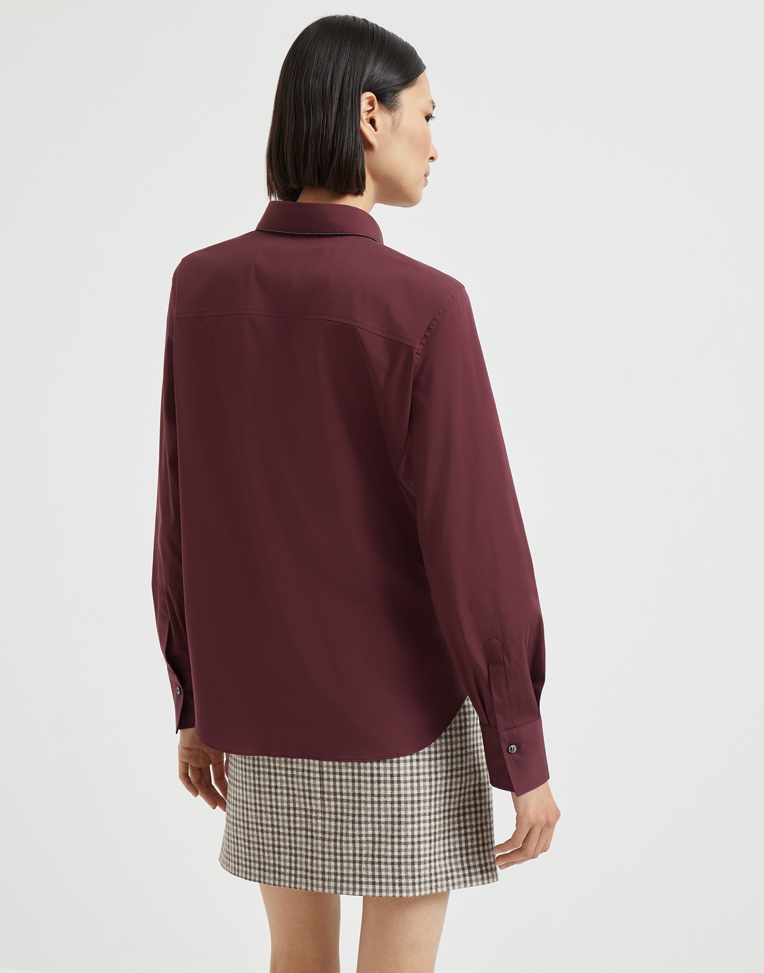 Cotton Shirt - Back view - View Full Screen