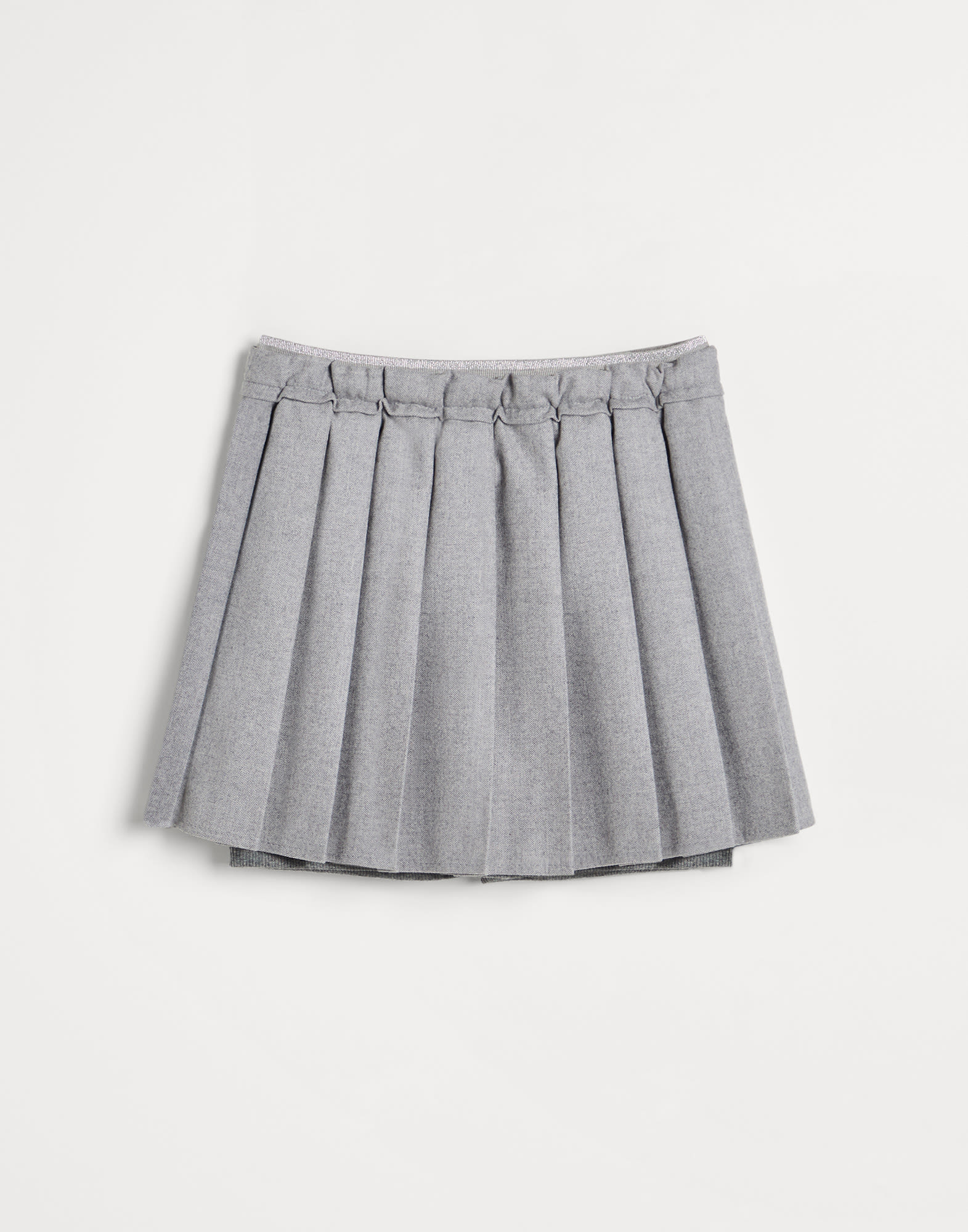 Pleated skirt Light Grey Girls - Brunello Cucinelli