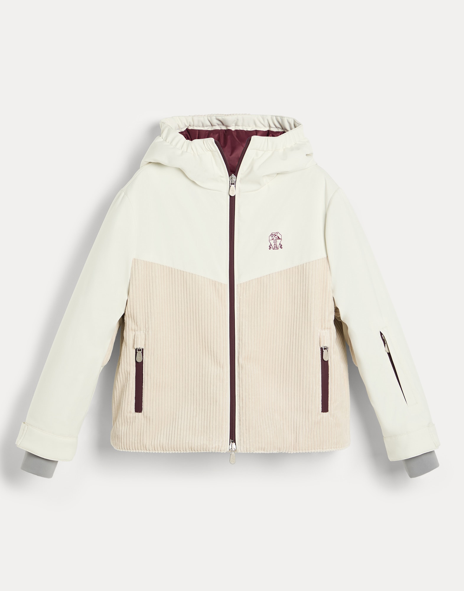 Parka Mountain avec garnissage Beige Clair Garçon - Brunello Cucinelli