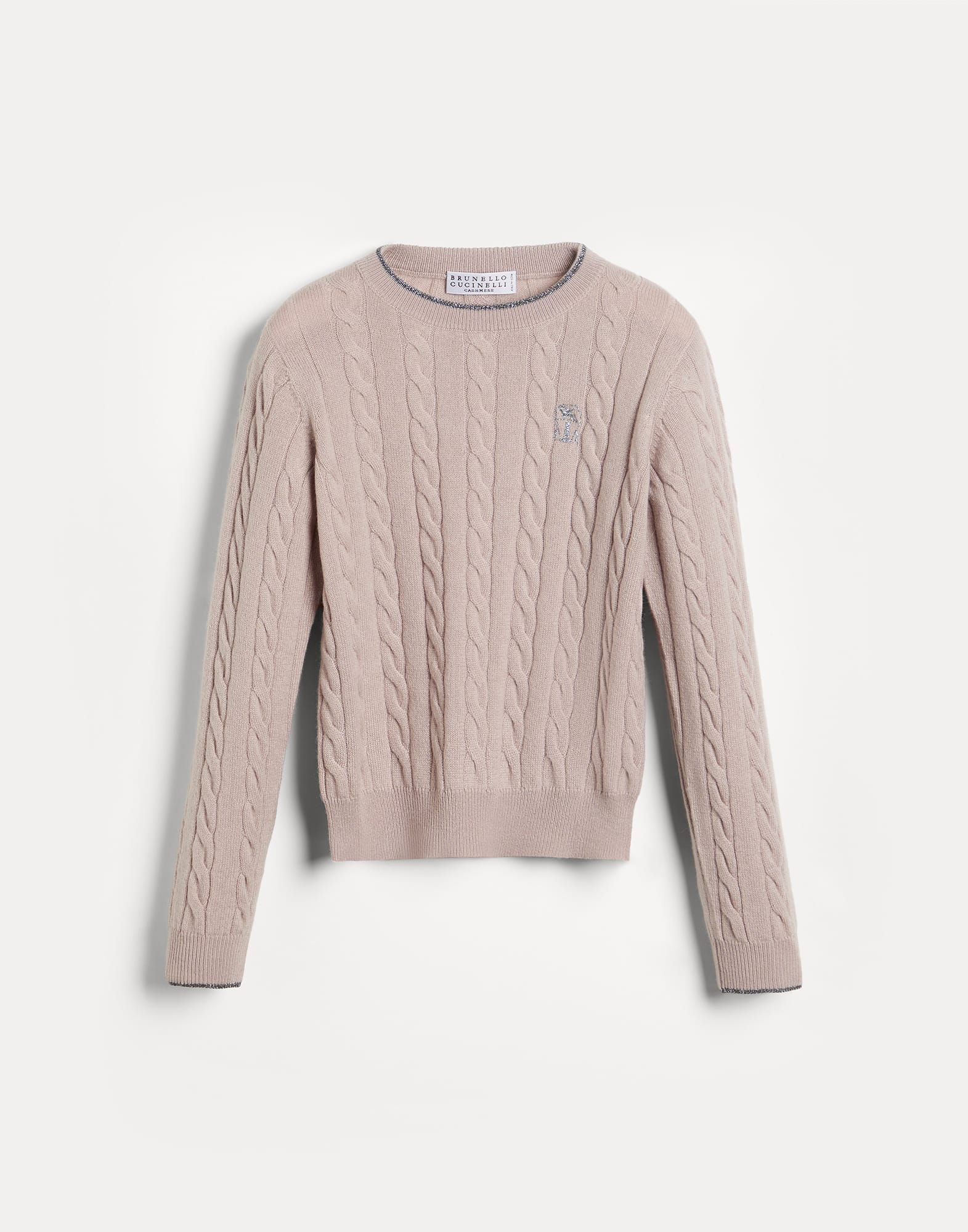 クルーネックセーター - 前 - 全画面表示