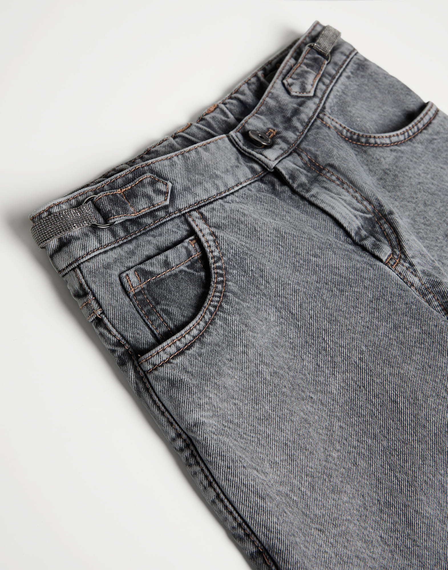 デニム トラウザーズ - ディテール - 全画面表示