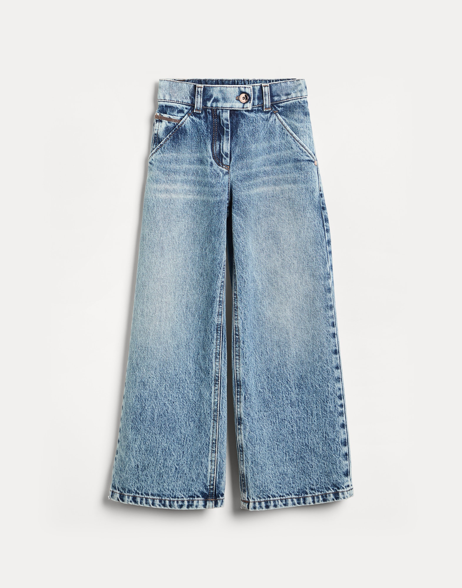 Denim Pants - Front view - View Full Screen