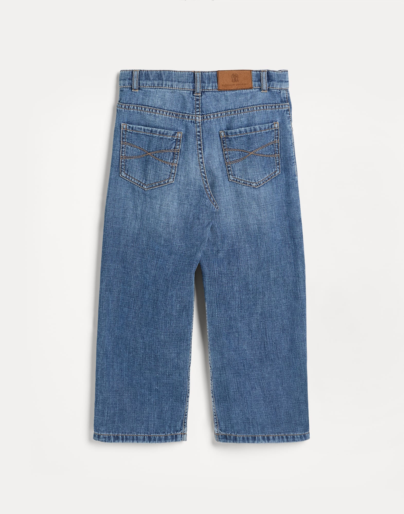 Denim Pants - Back view - View Full Screen