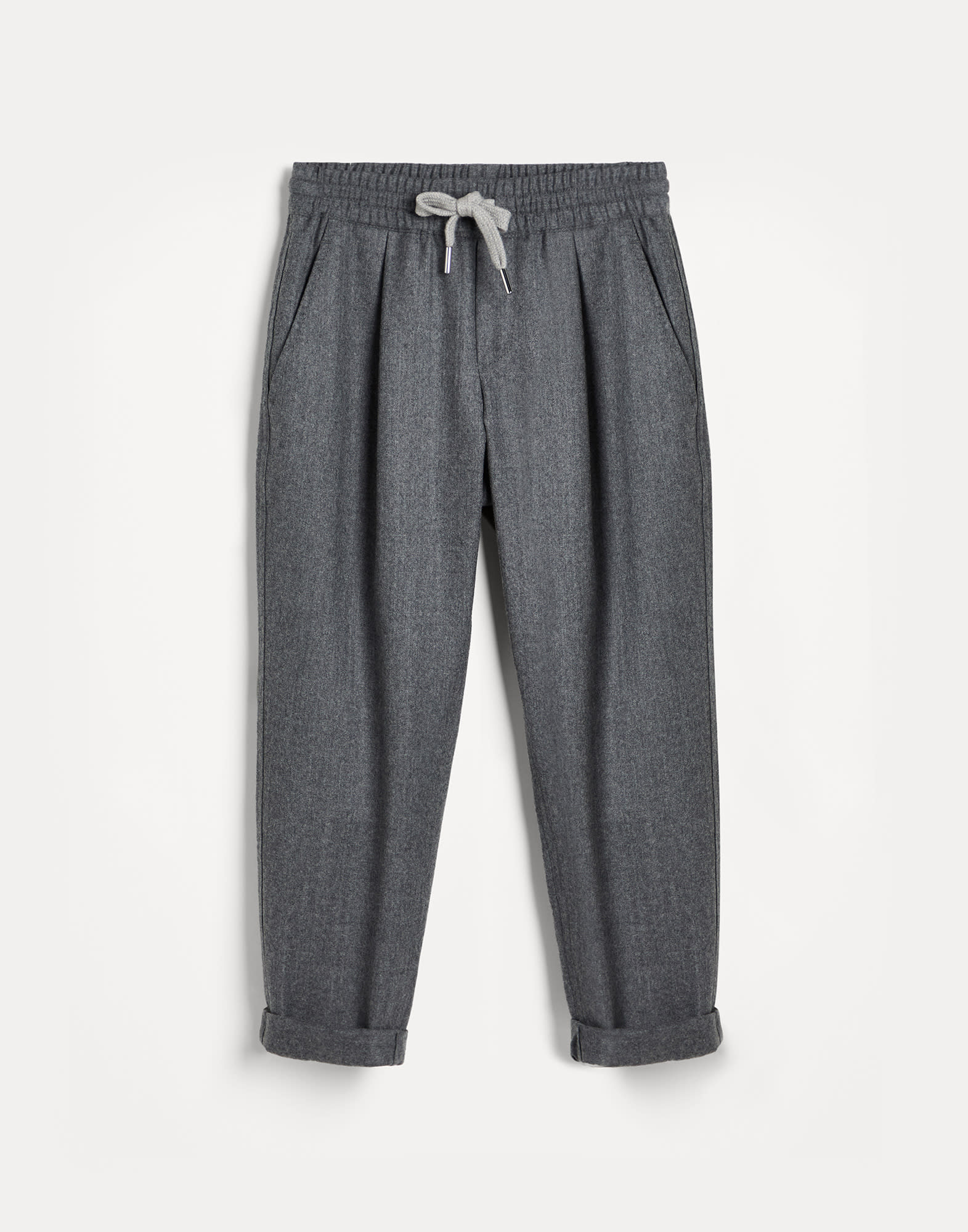 Flannel trousers Medium Grey Boys - Brunello Cucinelli