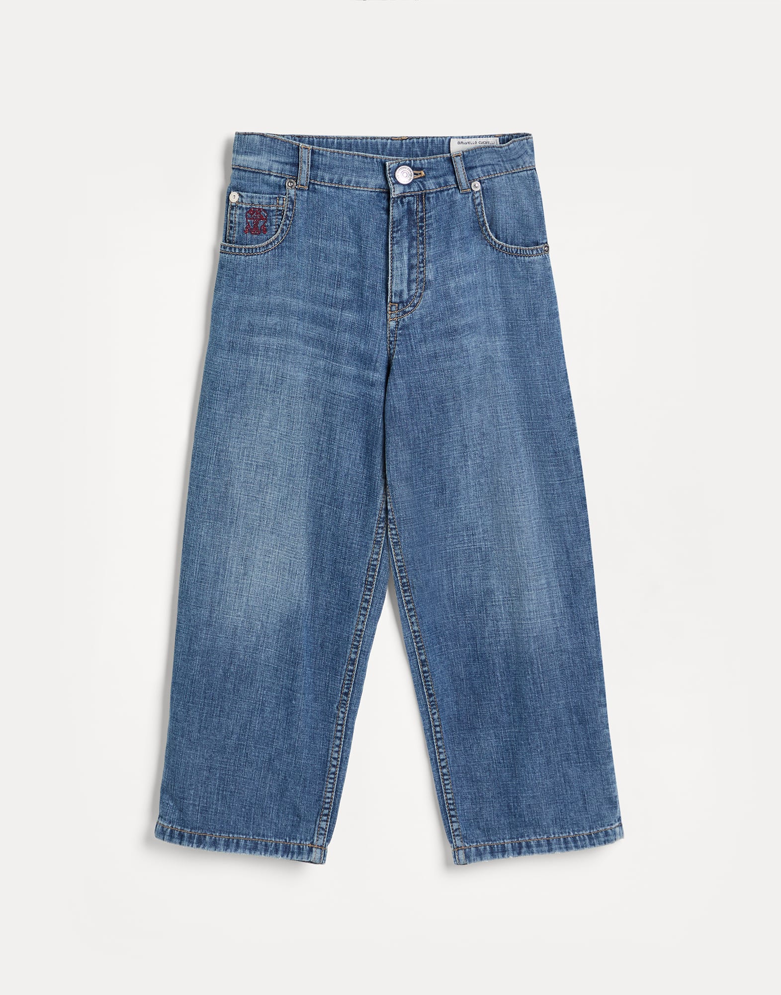 Baggy trousers Light Denim Boys -
                        Brunello Cucinelli 