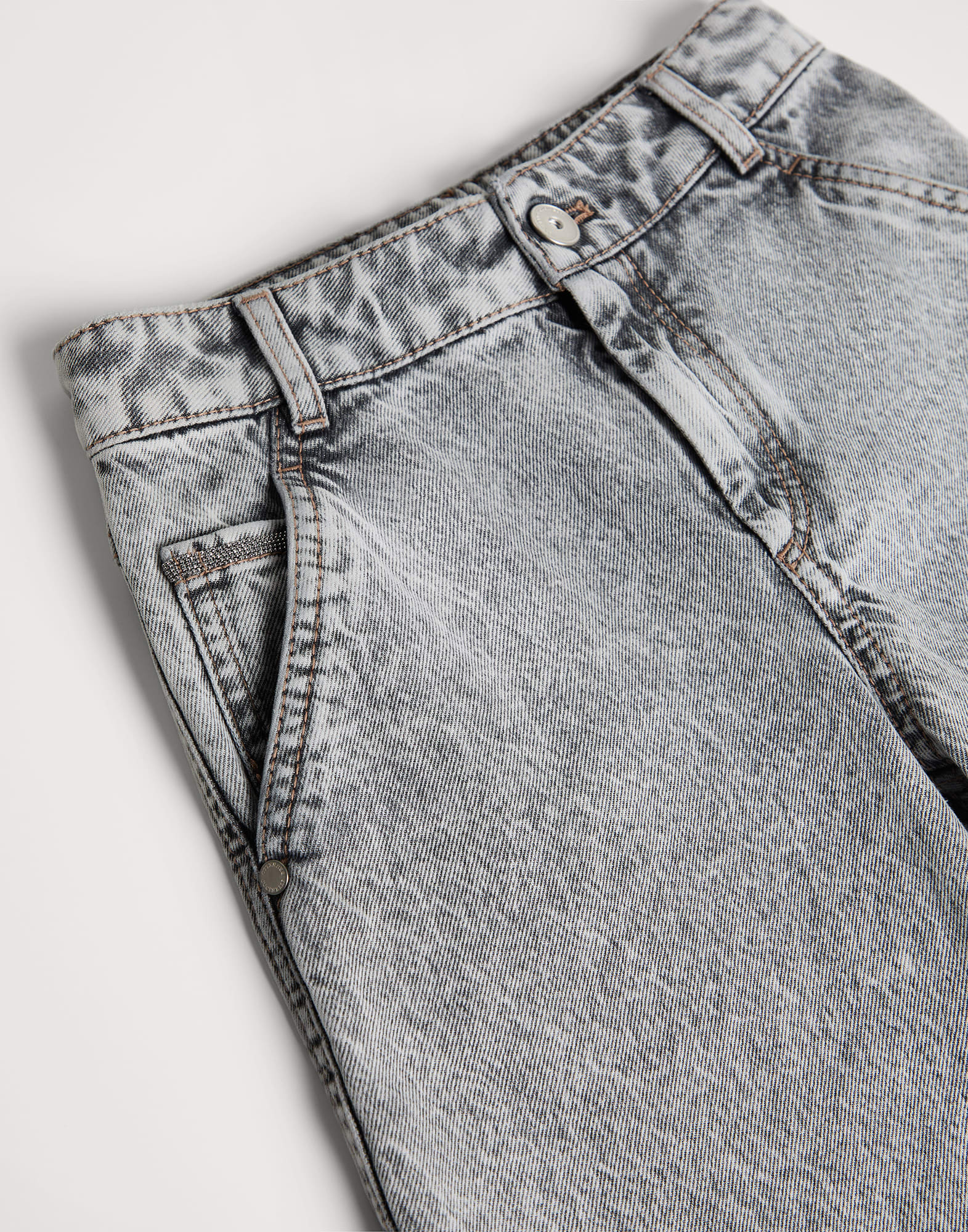 Pantalon en Denim - Vue détail - Afficher en plein écran