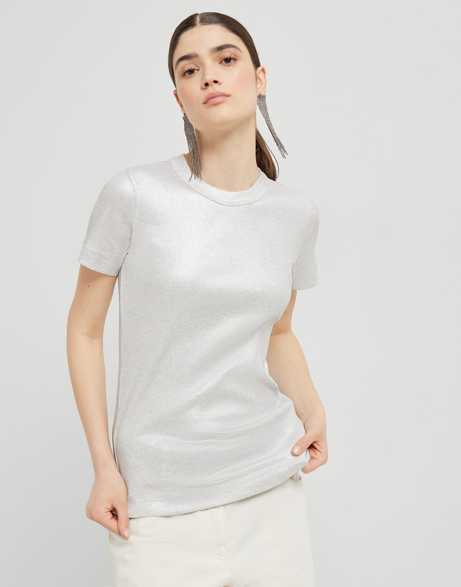 短袖T裇 - 正面视角 - 正面观看 - 全屏观看