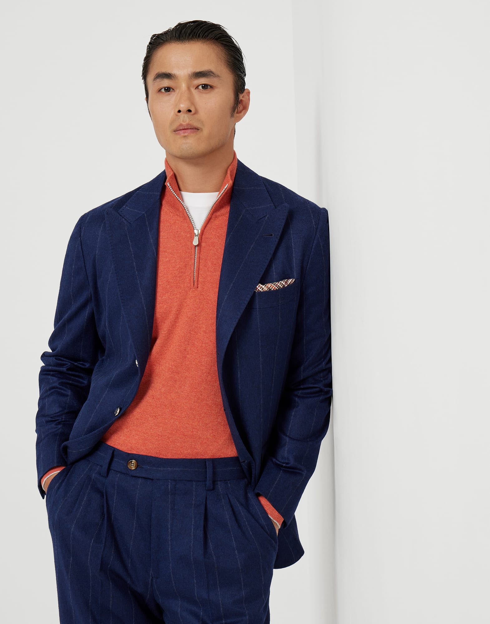 One-and-a-Half-Breasted Blazer - Editorial view - View Full Screen