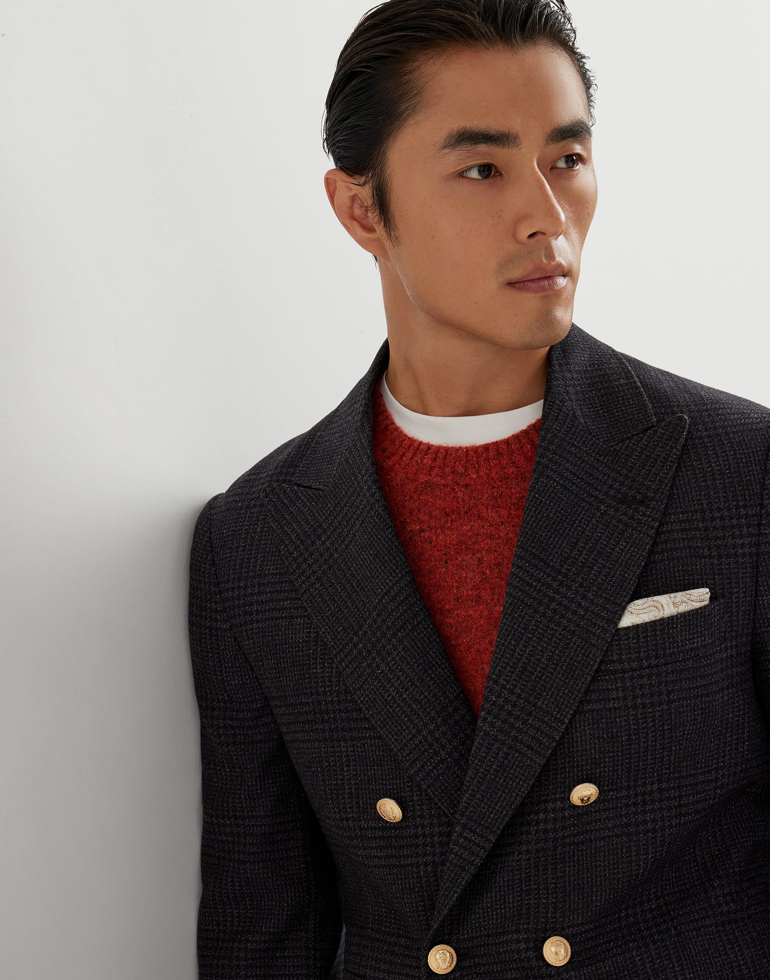 One-and-a-Half-Breasted Blazer - Detail view - View Full Screen