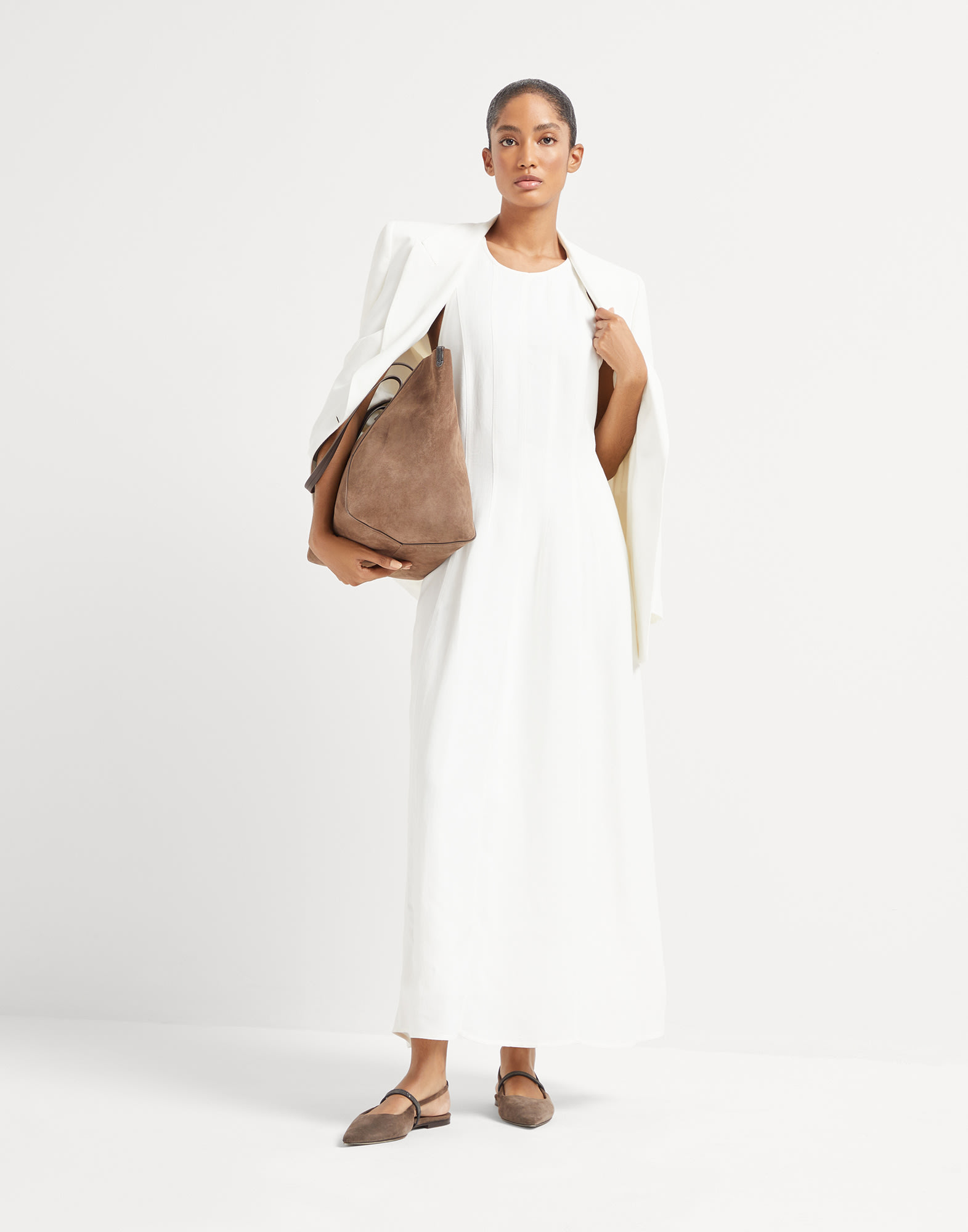 Платье миди - Вид полного образа - Посмотреть во весь экран