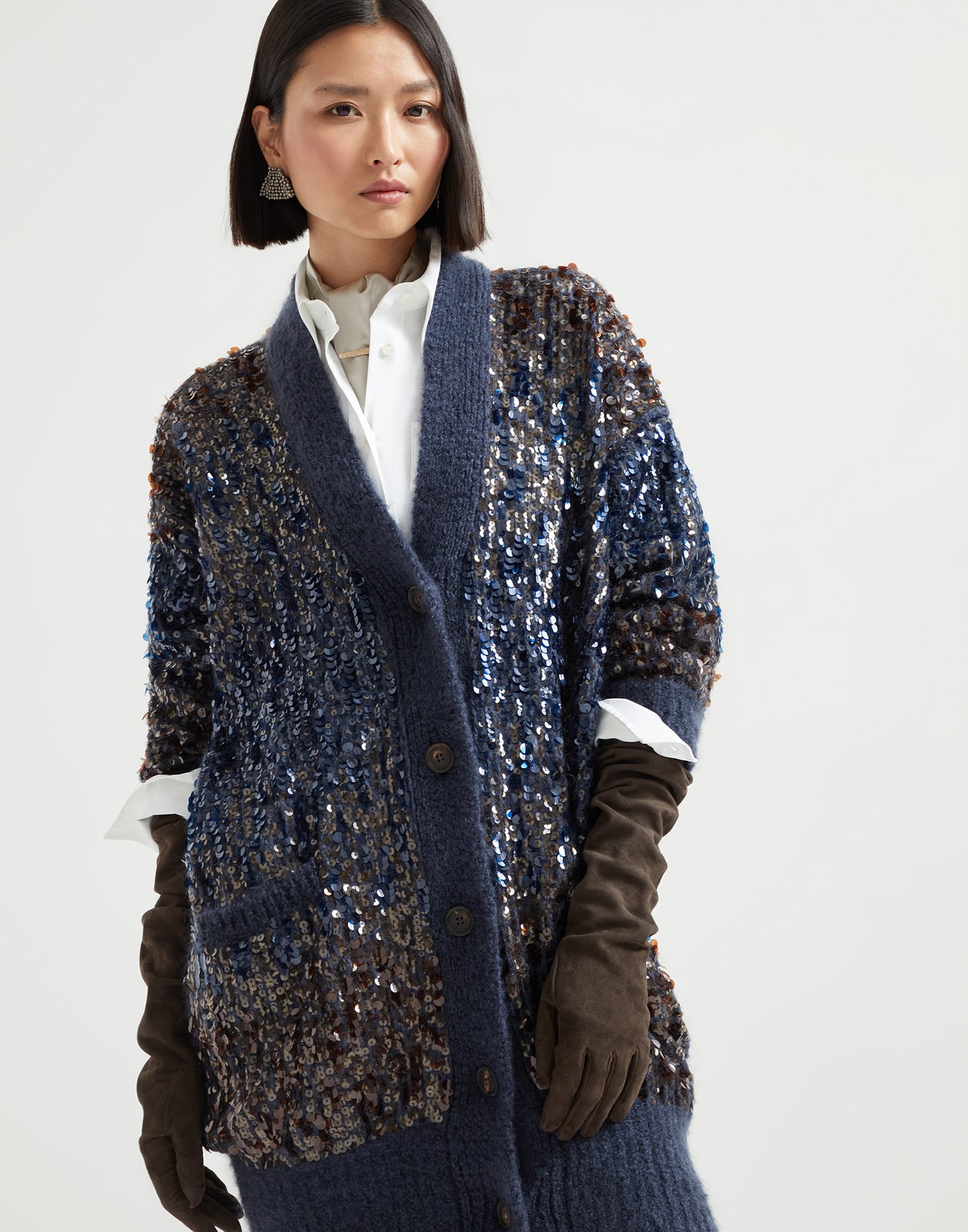 针织开衫 - 小编视角 - 正面观看 - 全屏观看