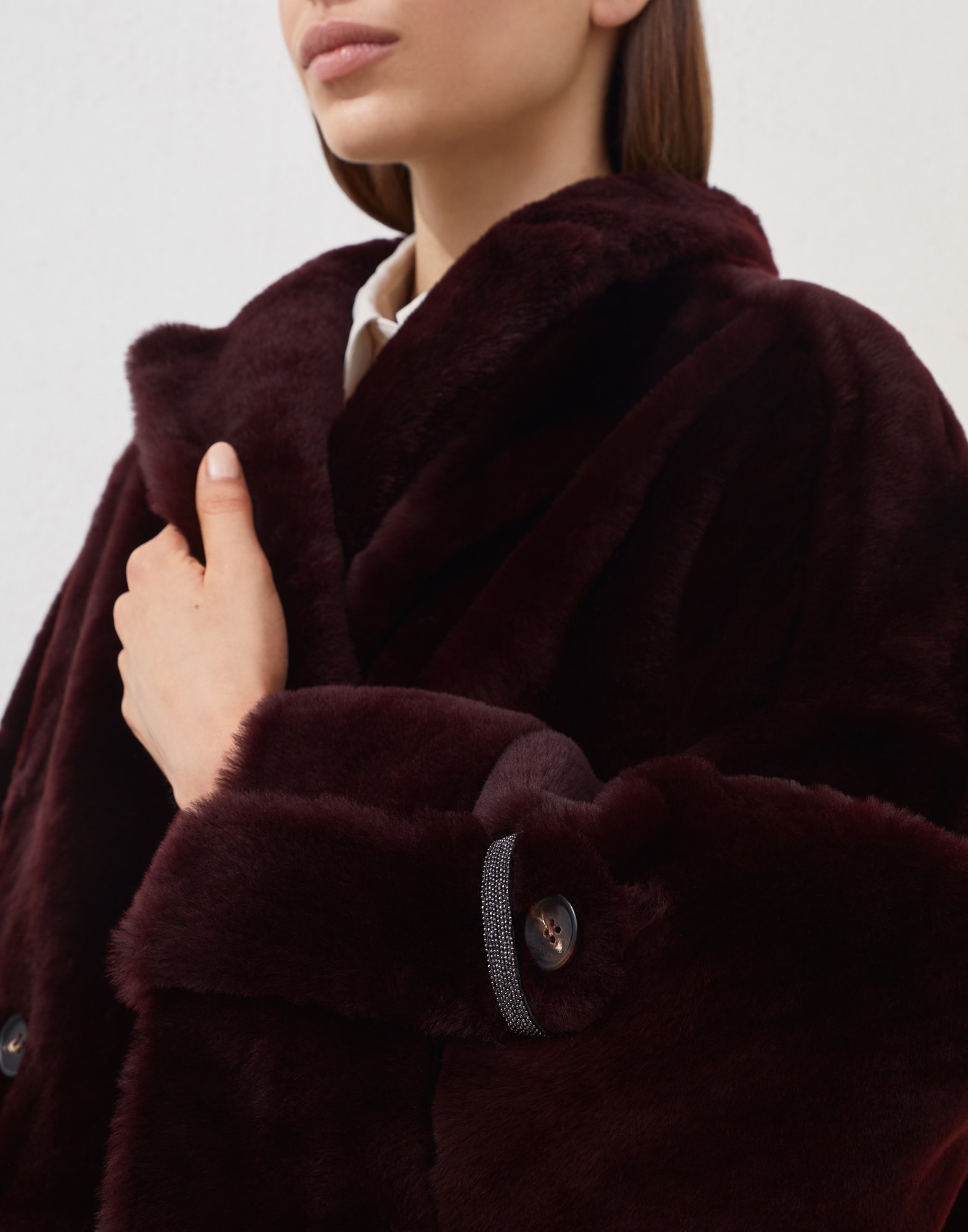 皮革 - 细节视角 - 正面观看 - 全屏观看