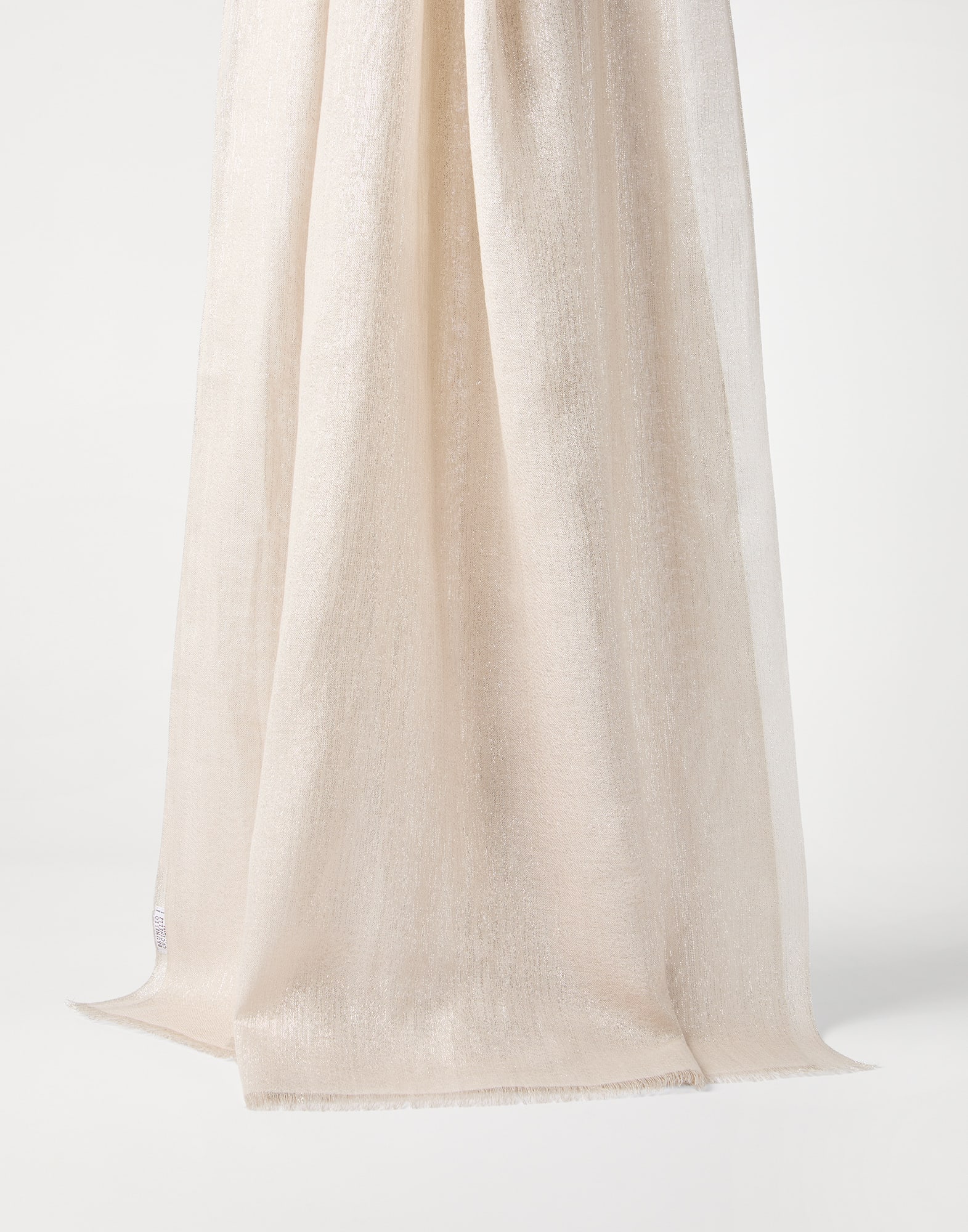 レディース 向け ブラウン カシミヤ&シルク スパークリング ストール レディース 向け ブラウン カシミヤ&シルク スパークリング ストール