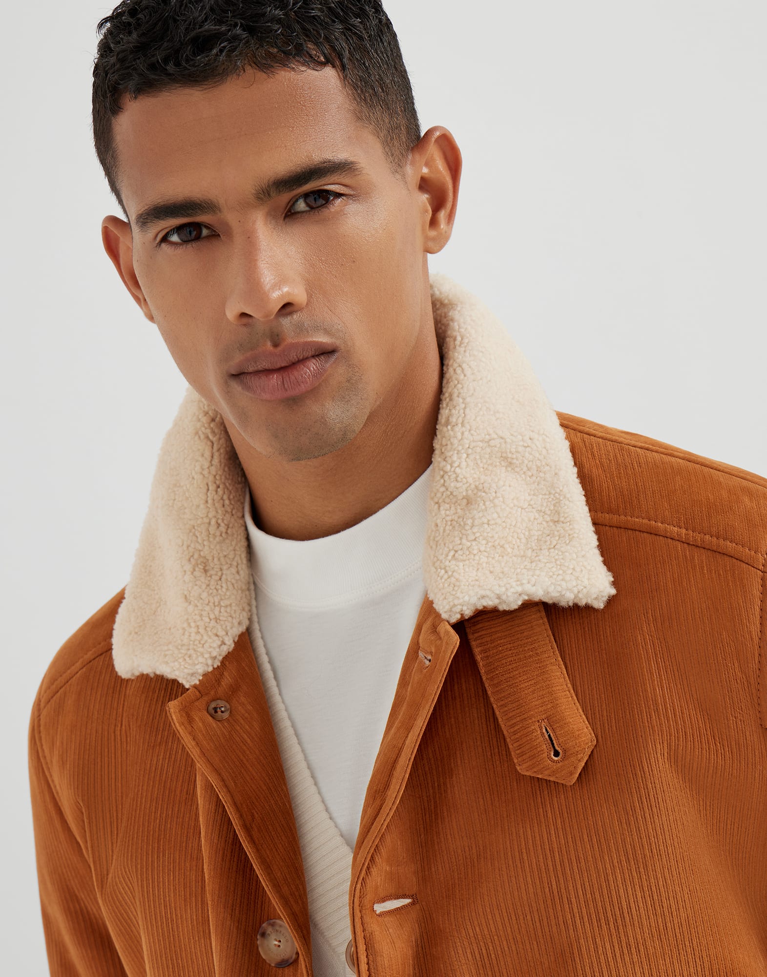 皮革 - 细节视角 - 正面观看 - 全屏观看