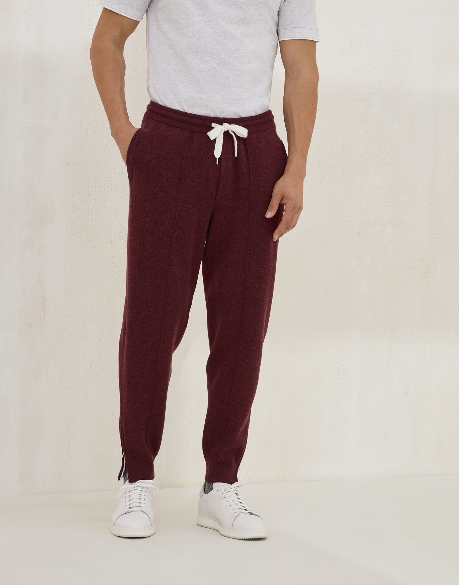 Брюки из двойного трикотажа