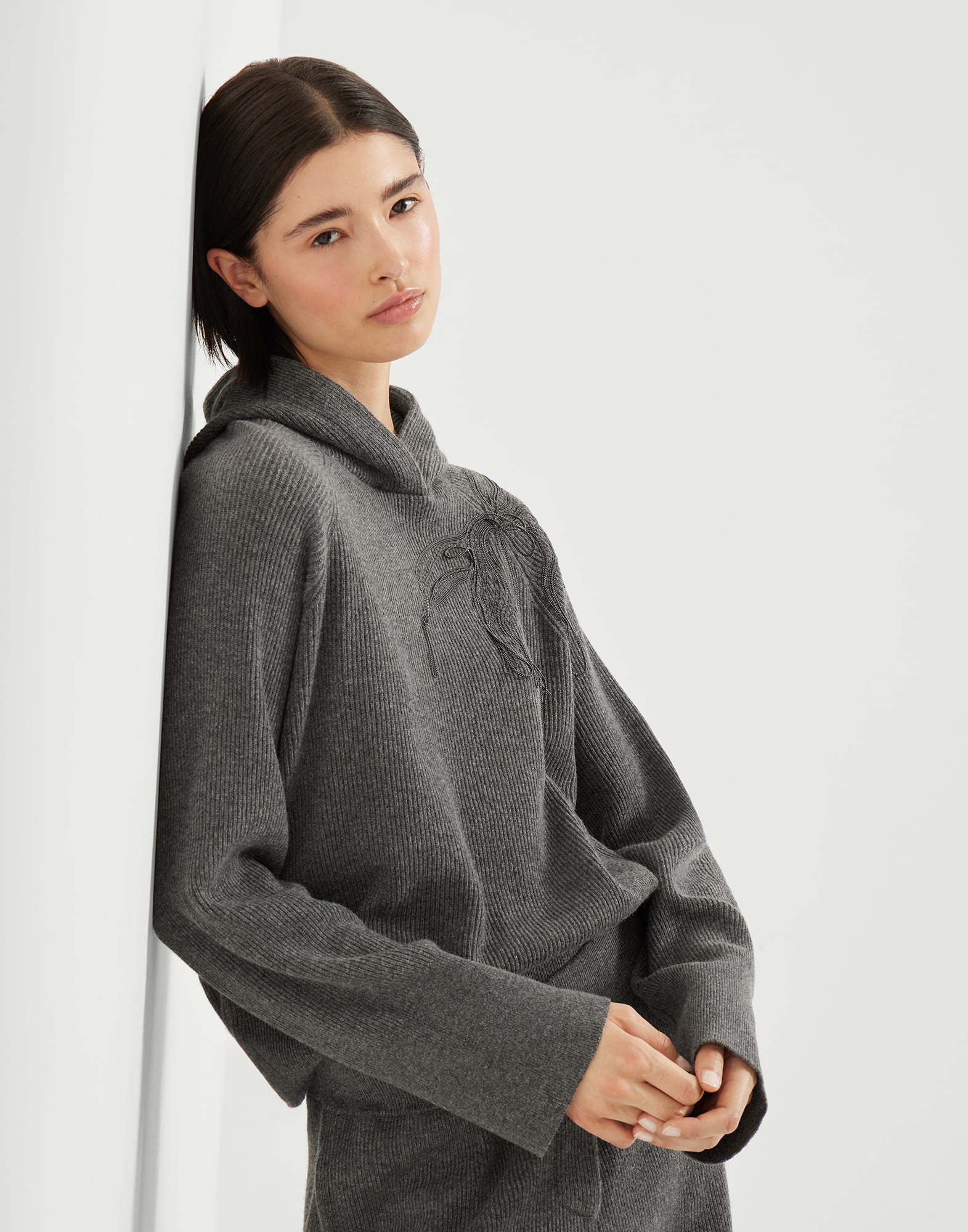 Hooded Sweater - Editorial view - View Full Screen