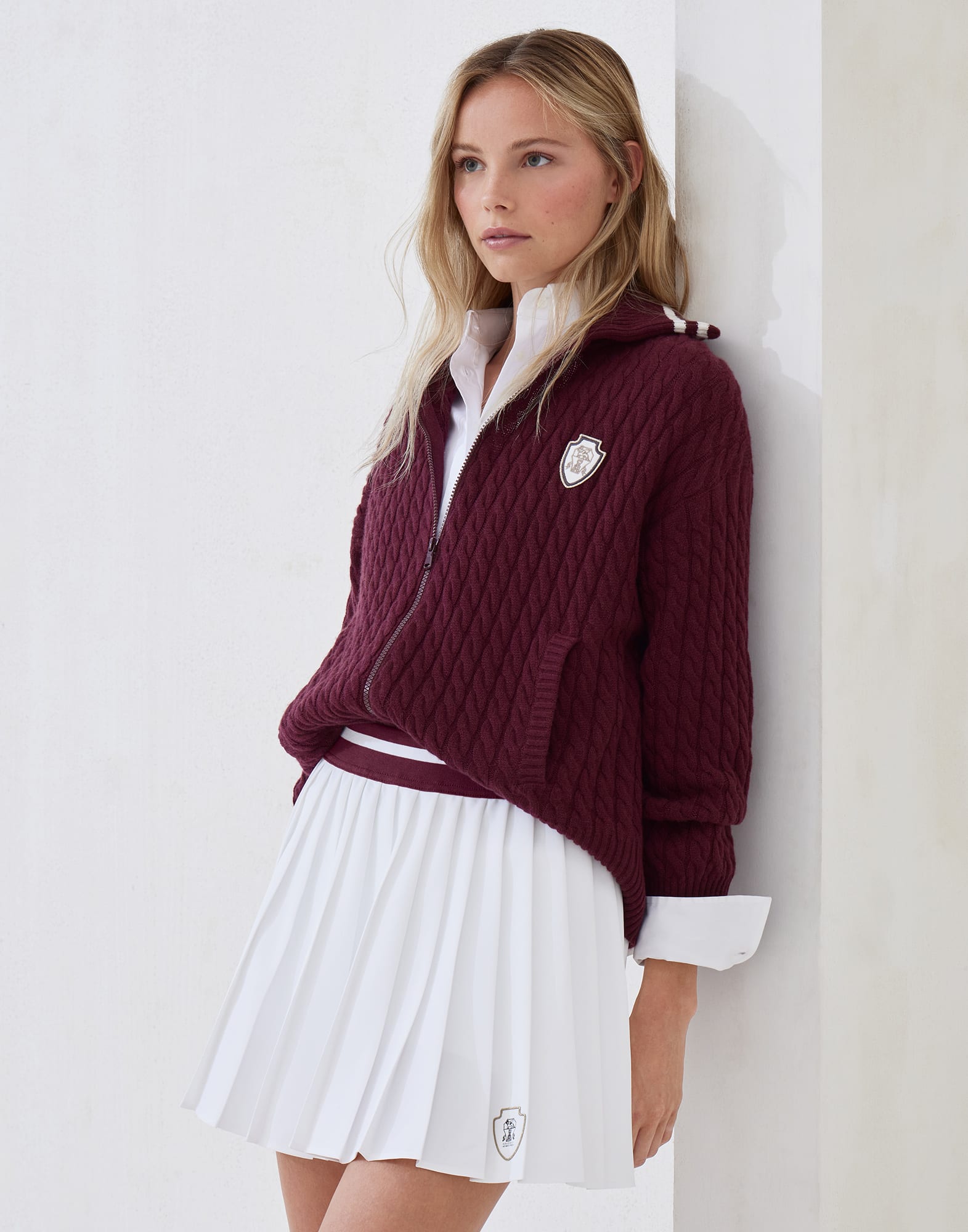 Zip-front Cardigan - Editorial view - View Full Screen