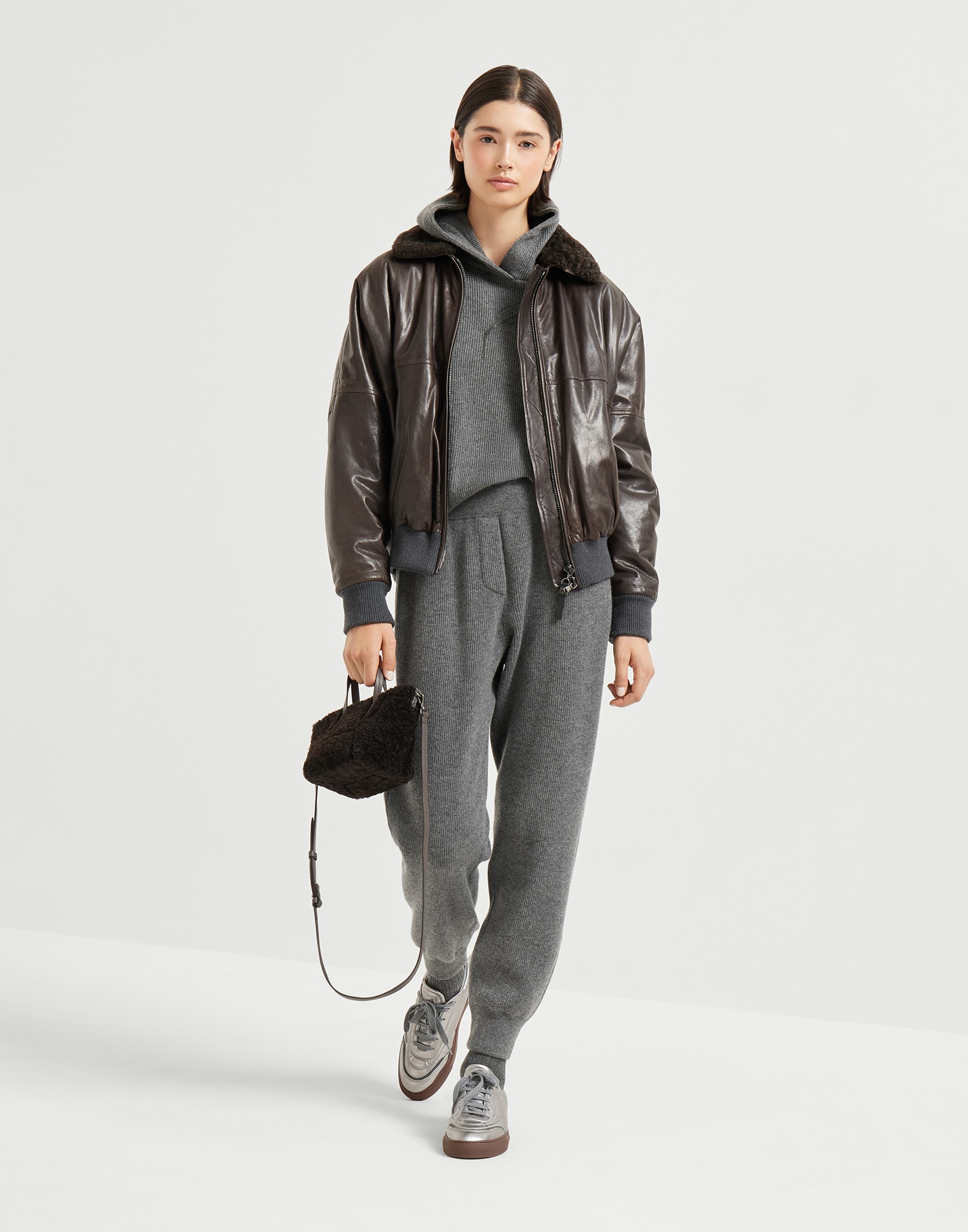 Hooded Sweater - Full look - View Full Screen