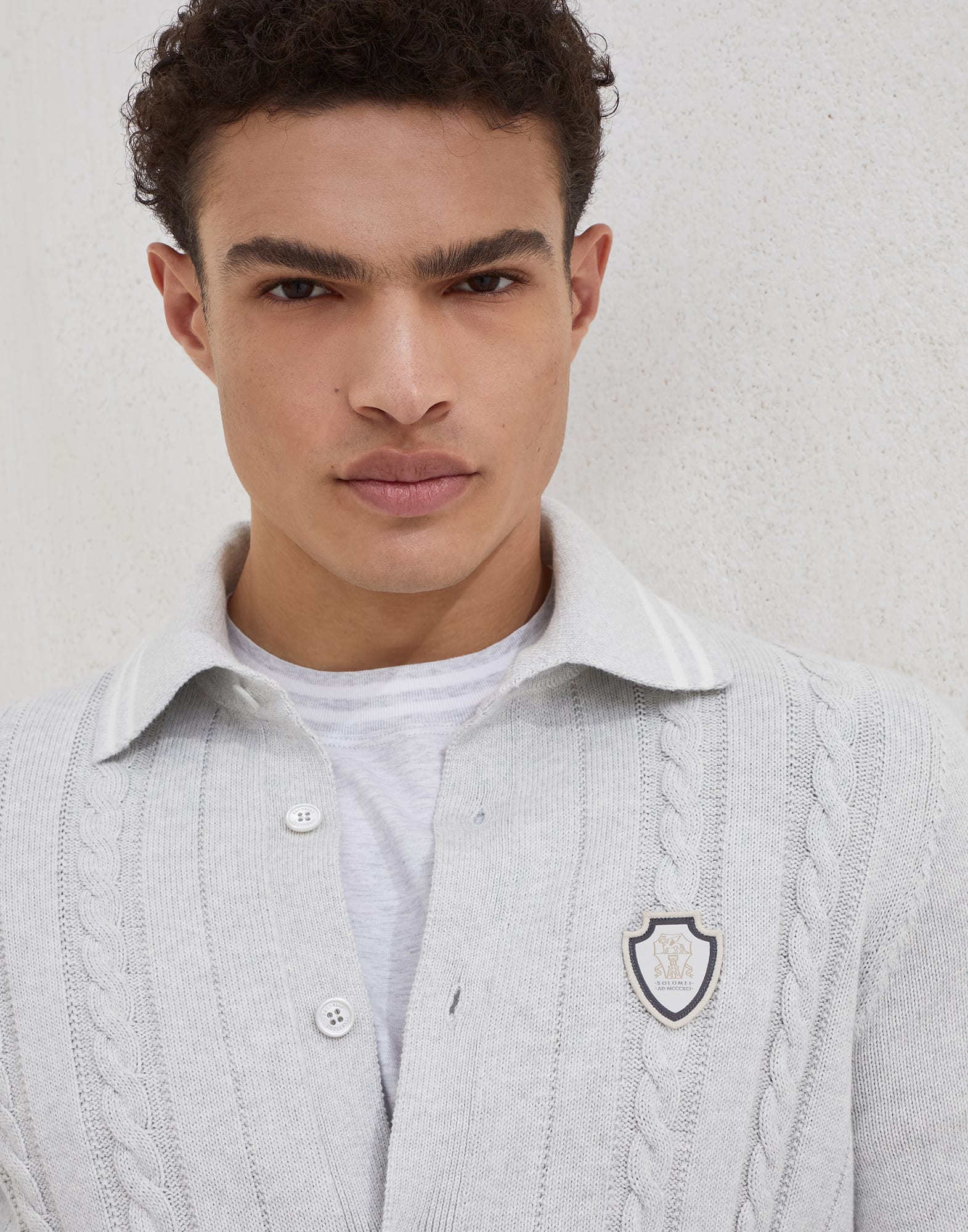 Polo-Style Sweater - Detail view - View Full Screen