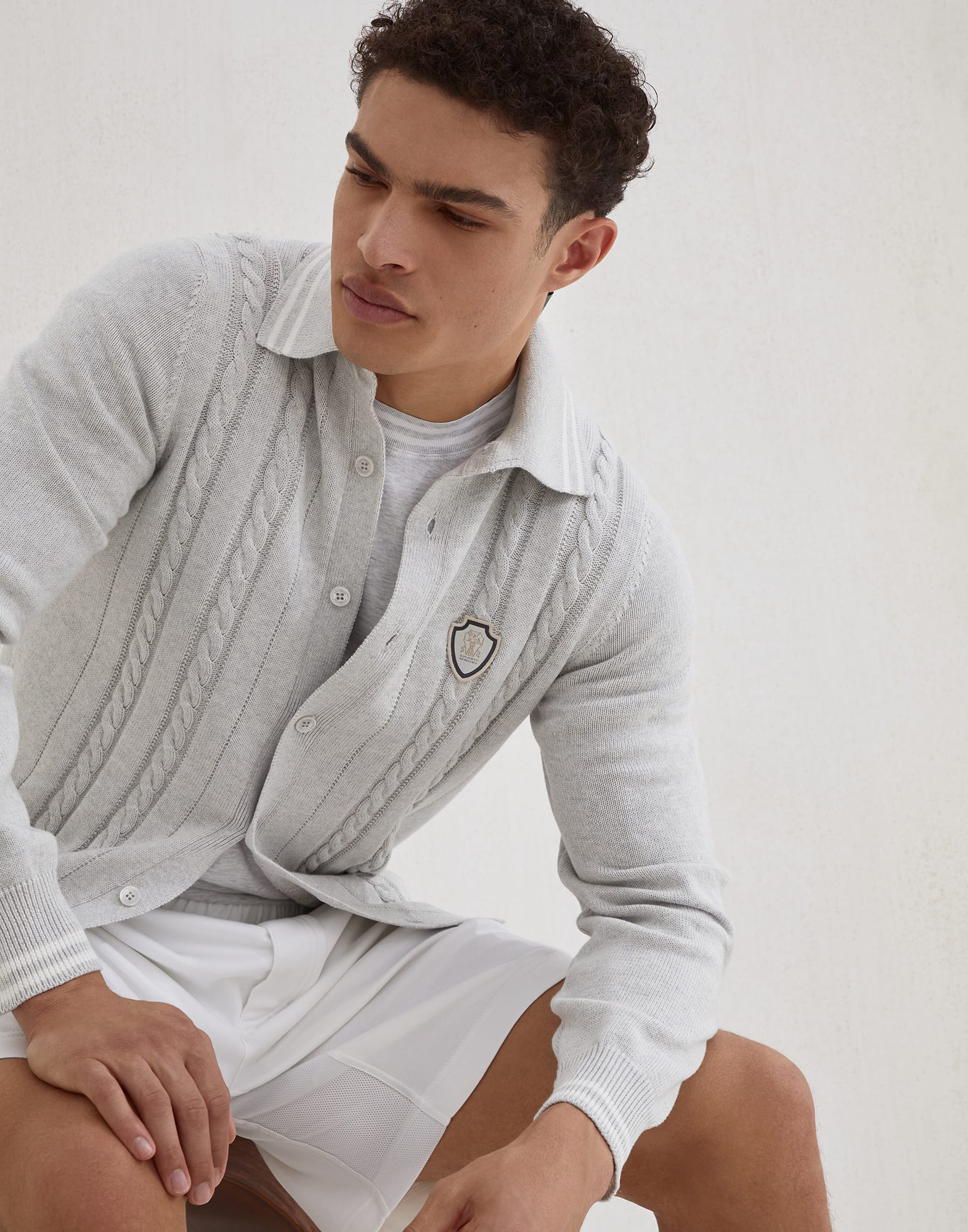 Polo-Style Sweater - Editorial view - View Full Screen